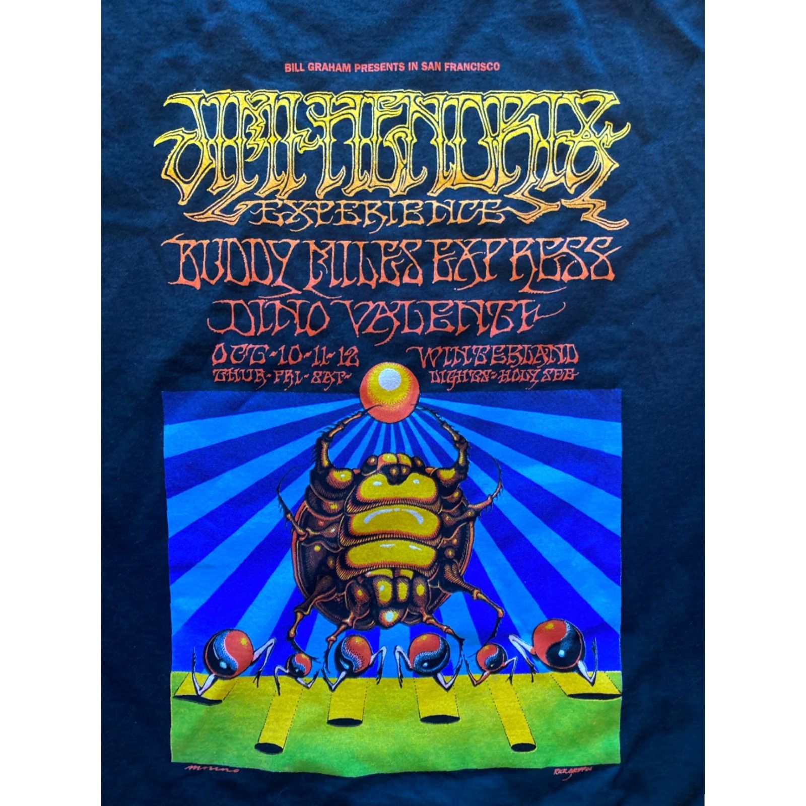 Vintage VINTAGE USA Made Jimi Hendrix Experience T Shirt XL Wolfgangs Vault San Francisco Unisex Graphic Tee Black Short Sleeve Cotton XXL Men/Women Size US XXL / EU 58 / 5 - 3 Thumbnail