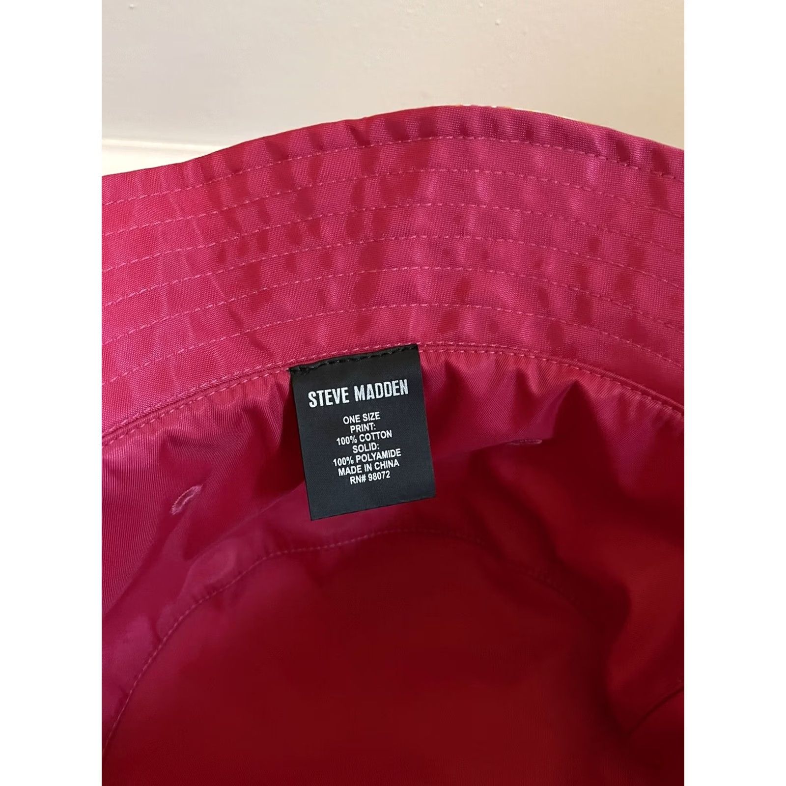 Steve Madden Steve Madden Reversible Multicolor Floral Bucket Hat Women's One Size Size ONE SIZE - 6 Thumbnail