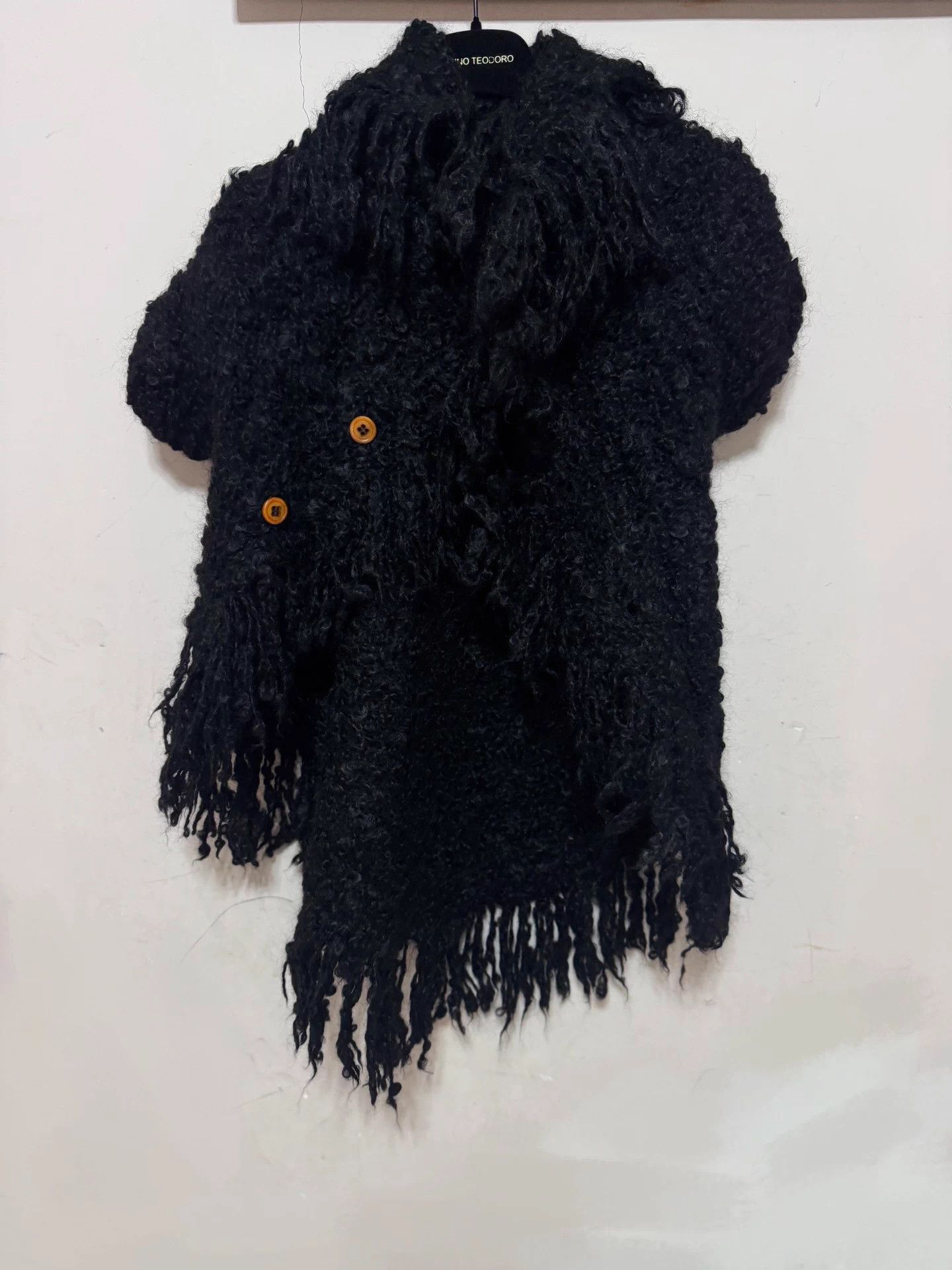 Comme des Garcons COMME des GARCONS 02aw Fringe Seahorse Hair Cardi S XS-M Size S / US 4 / IT 40 - 2 Thumbnail