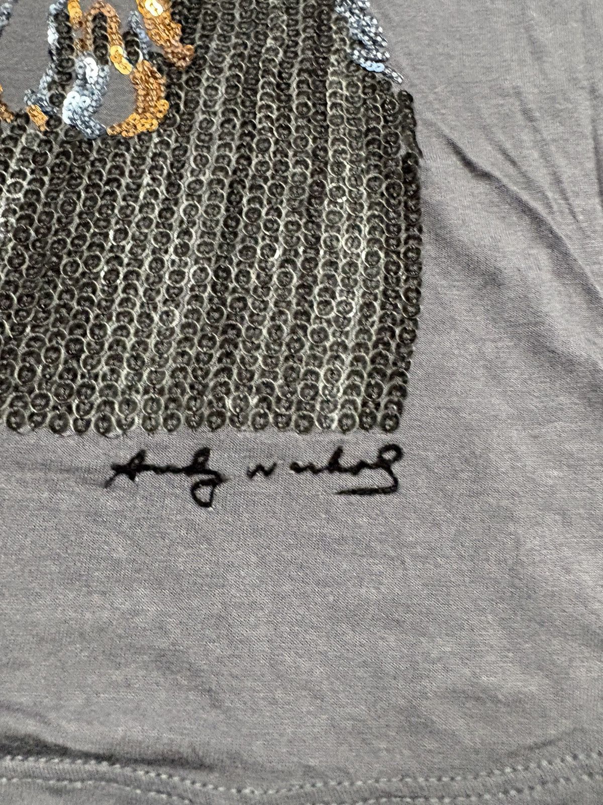 Andy Warhol Andy Warhol Pepe Jeans 2000s Sequin Graphic Top Pop Art Y2K Size S / US 4 / IT 40 - 8 Thumbnail