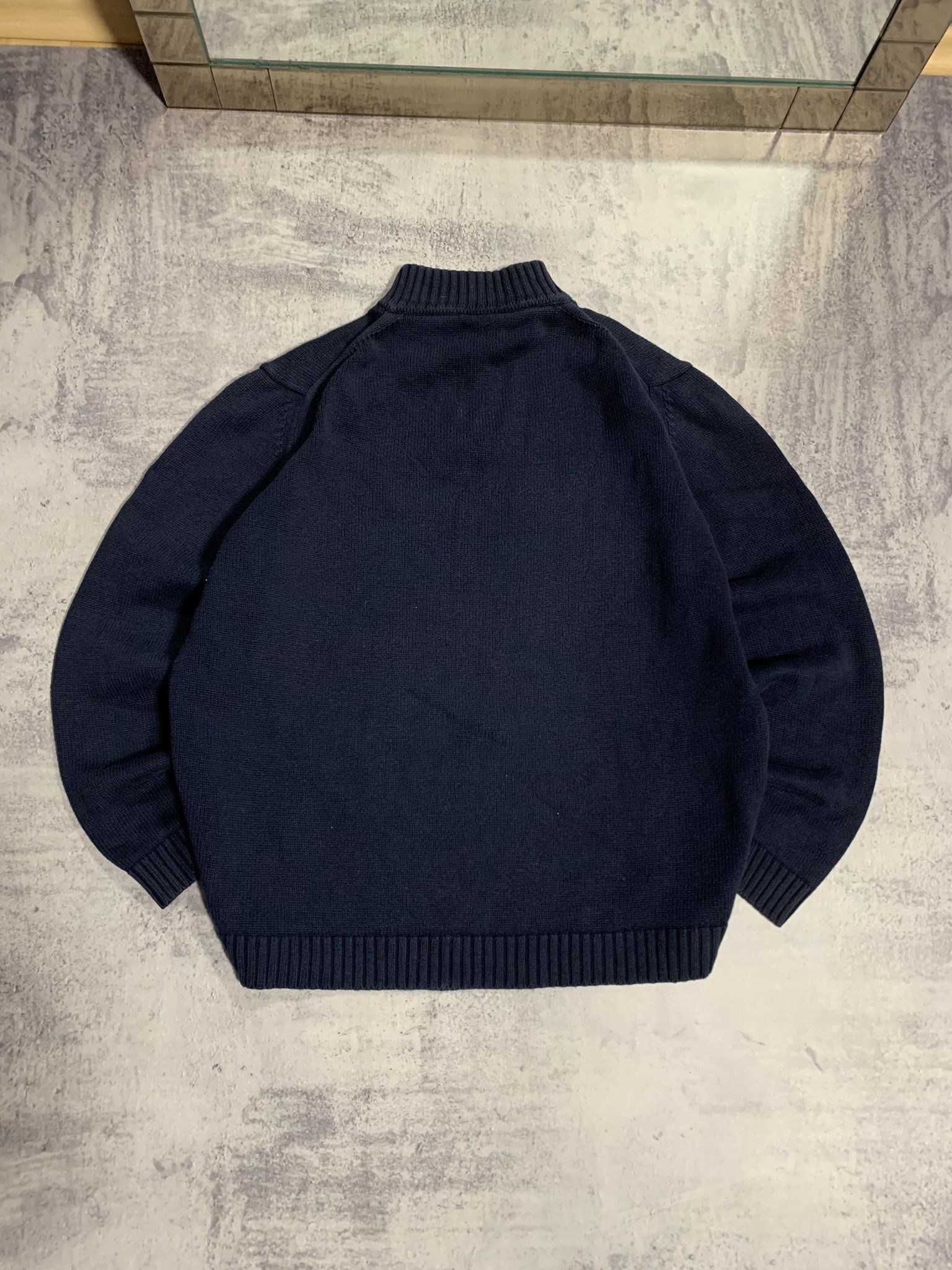 Lacoste Lacoste 1/4 Zip Sweater Minimal Logo Size L Size US L / EU 52-54 / 3 - 7 Thumbnail