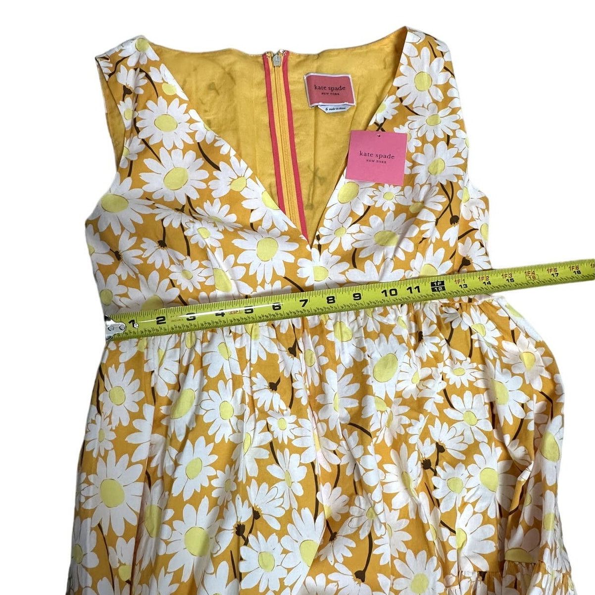 Kate Spade Kate Spade Kate Daisy Poplin Vineyard Midi Dress Size 6 Size M / US 6-8 / IT 42-44 - 9 Thumbnail