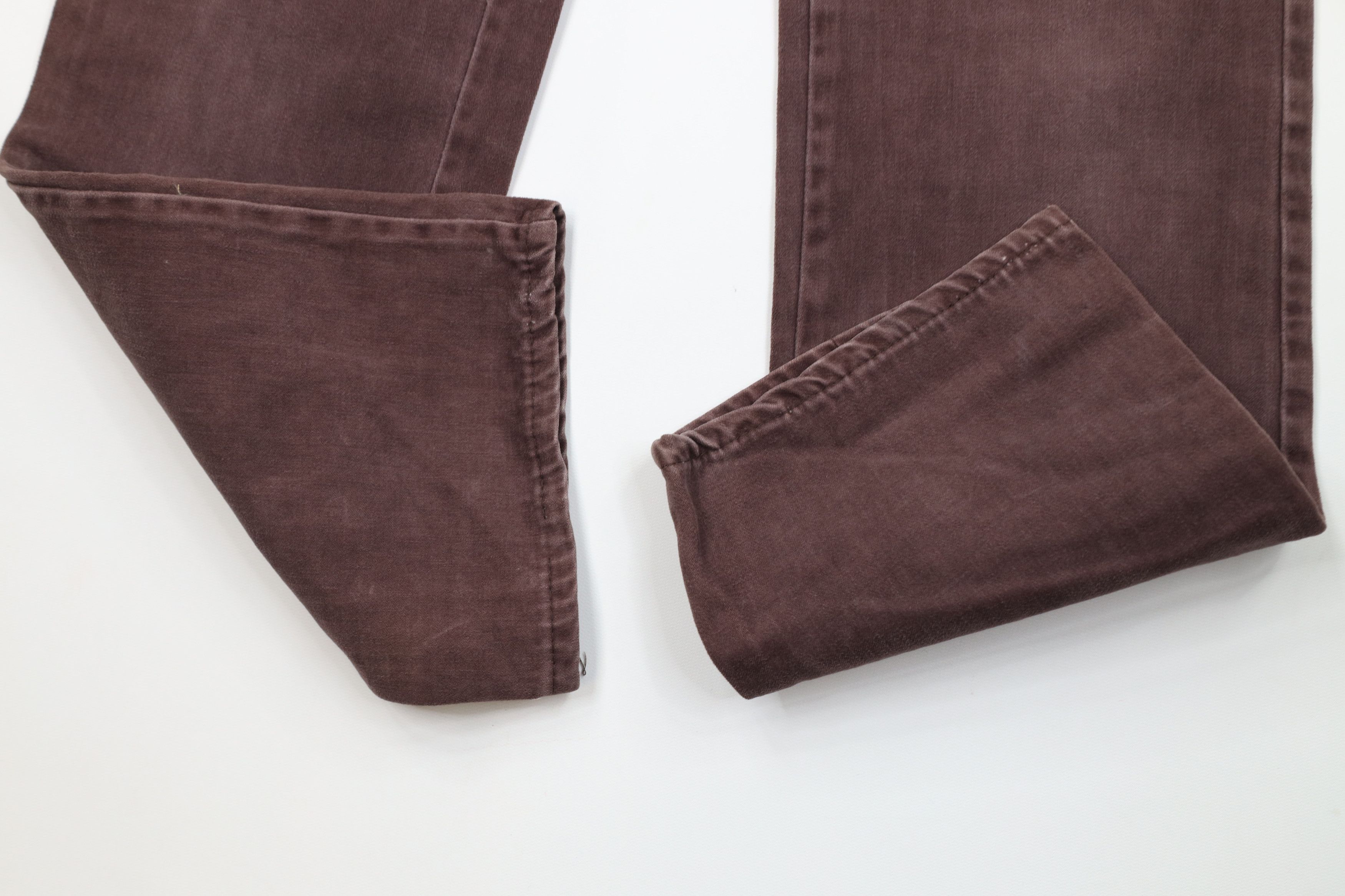Vintage Vintage 70s Streetwear Cloth Moleskin Jeans Brown USA Size US 28 / EU 44 - 5 Thumbnail