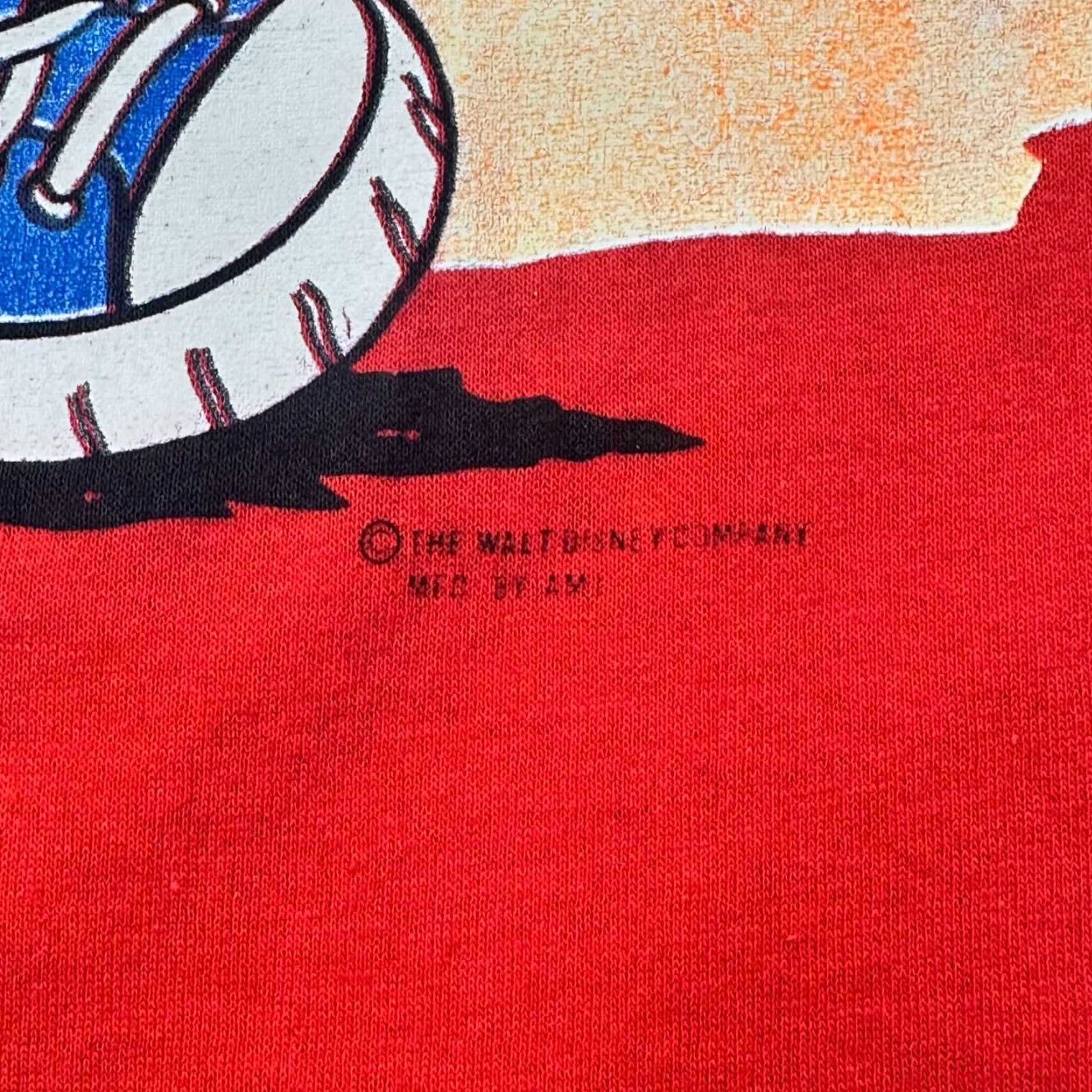 Vintage VINTAGE Allison Mickey Mouse XL Single Stitch T-Shirt Mens USA 90s 80s Disney Graphic Made in USA Size US XL / EU 56 / 4 - 7 Thumbnail