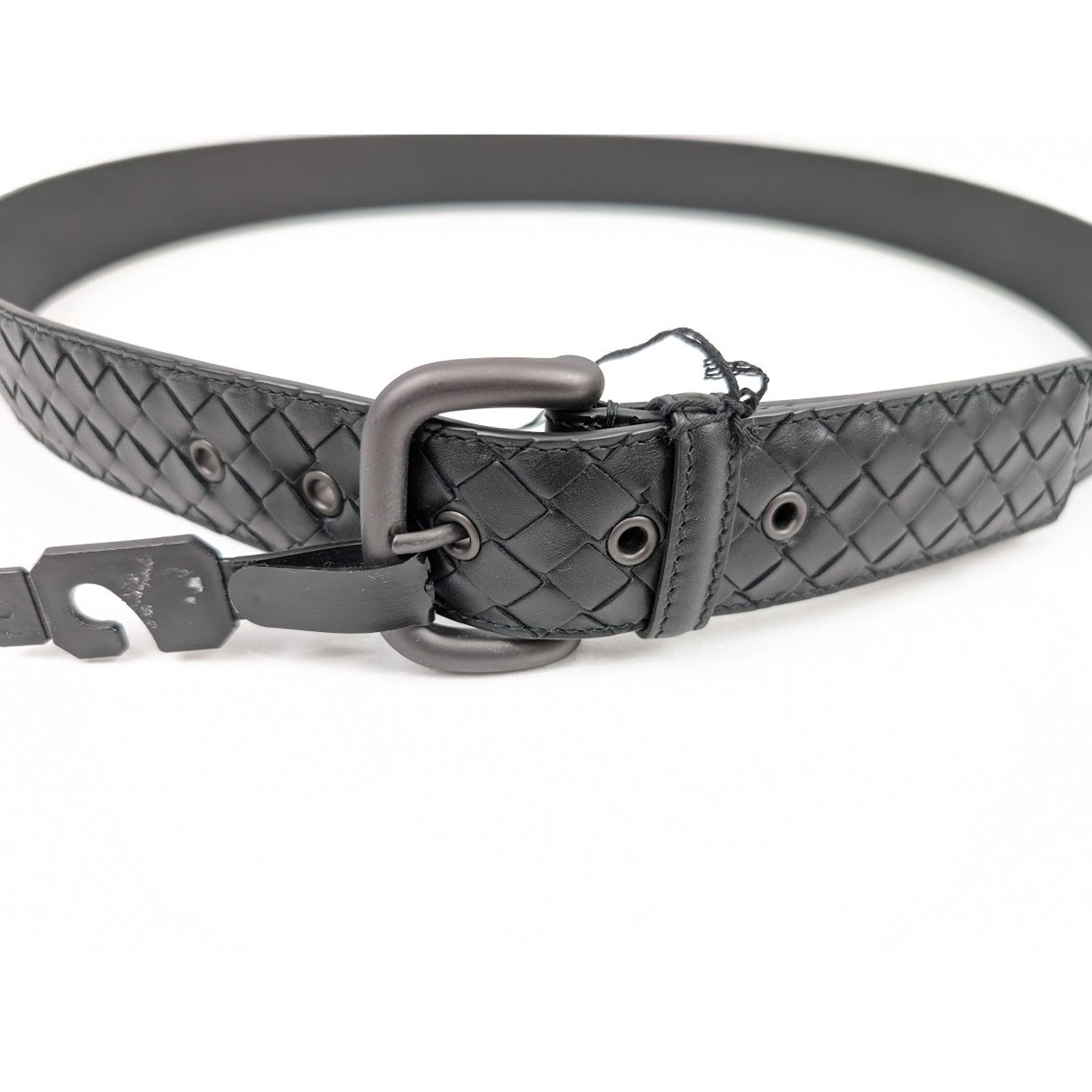 Bottega Veneta o1rshd1 Size: 105 / Intrecciato Belt in Black Size 40 - 16 Thumbnail