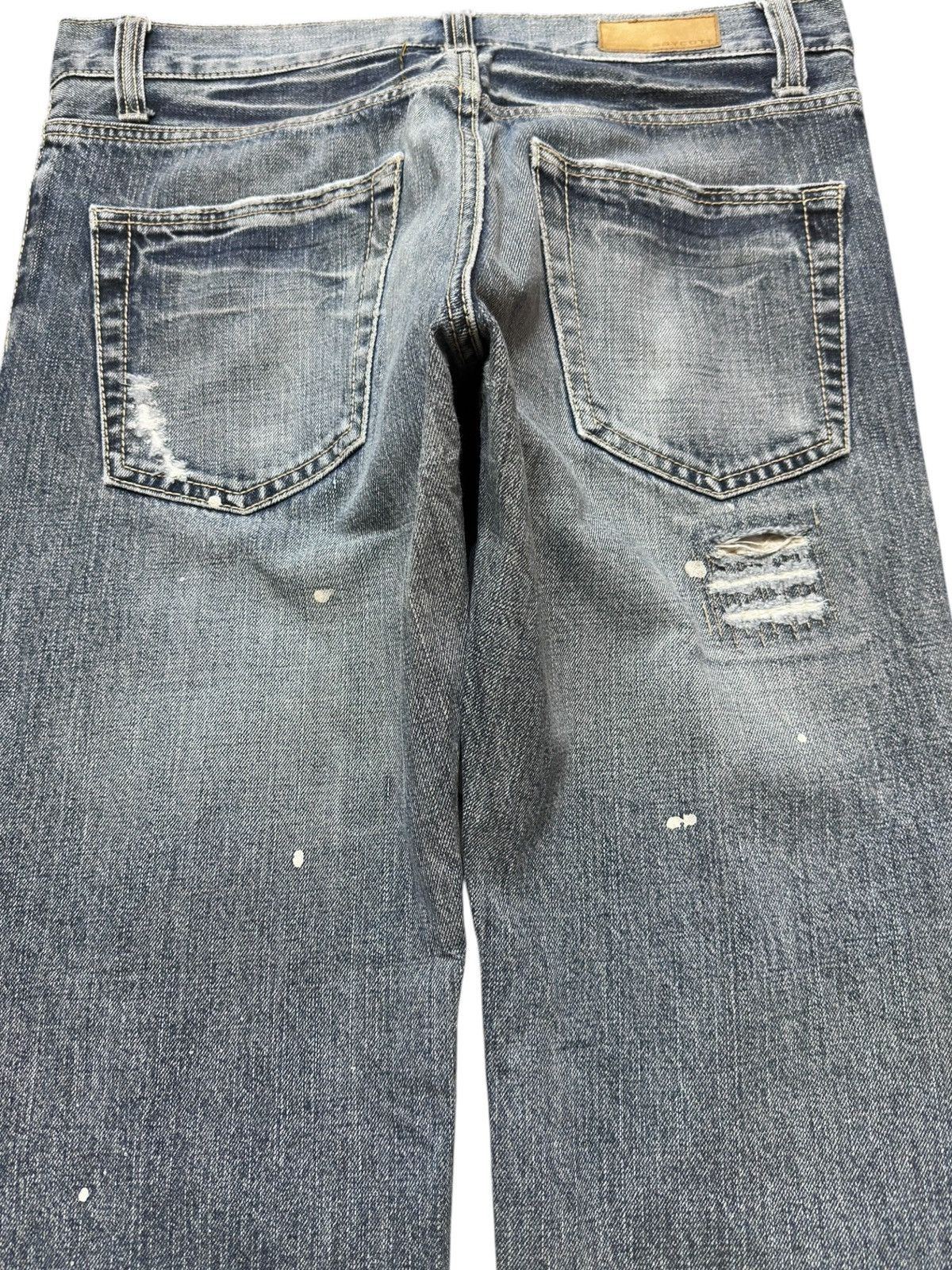 Boycott Vintage Boycott Grunge Distressed Denim Size US 33 - 5 Thumbnail