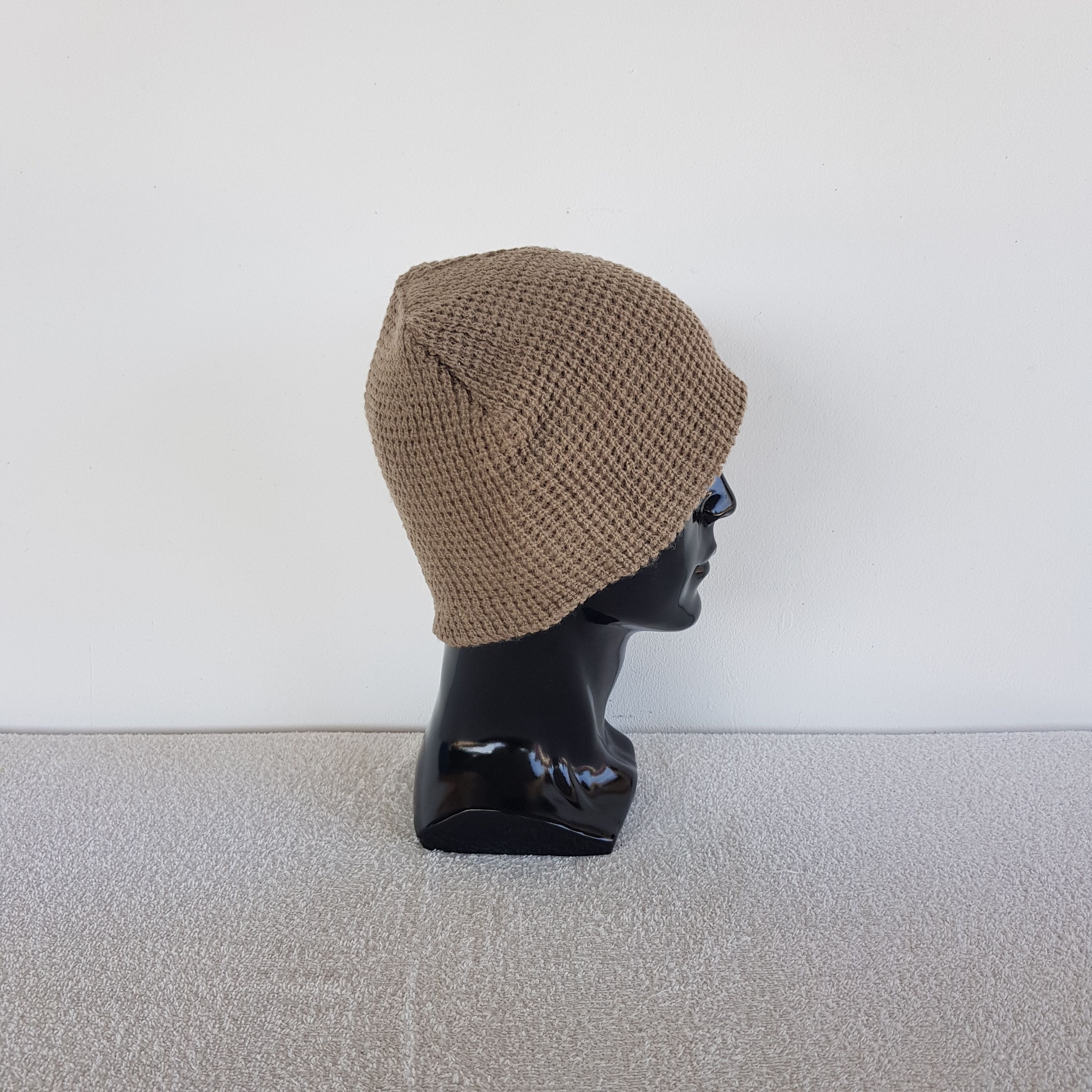 Japanese Brand Vintage Castano Beanie Cable Knit Crochet Snow Caps Hats Size ONE SIZE - 3 Thumbnail