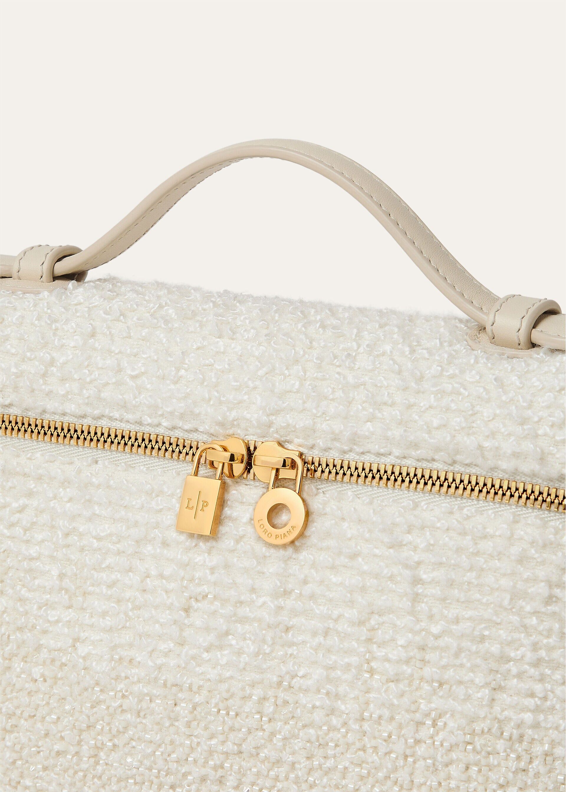 Loro Piana os11x0426 FAR0960 Size: OS / L19 Pocket Crossbody Bag Nougat Size ONE SIZE - 6 Thumbnail