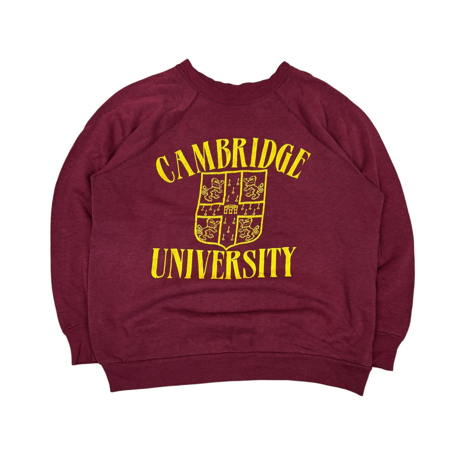 Vintage Vintage 80s Cambridge University Crest Sweatshirt Men's M Size US M / EU 48-50 / 2 - 1 Thumbnail