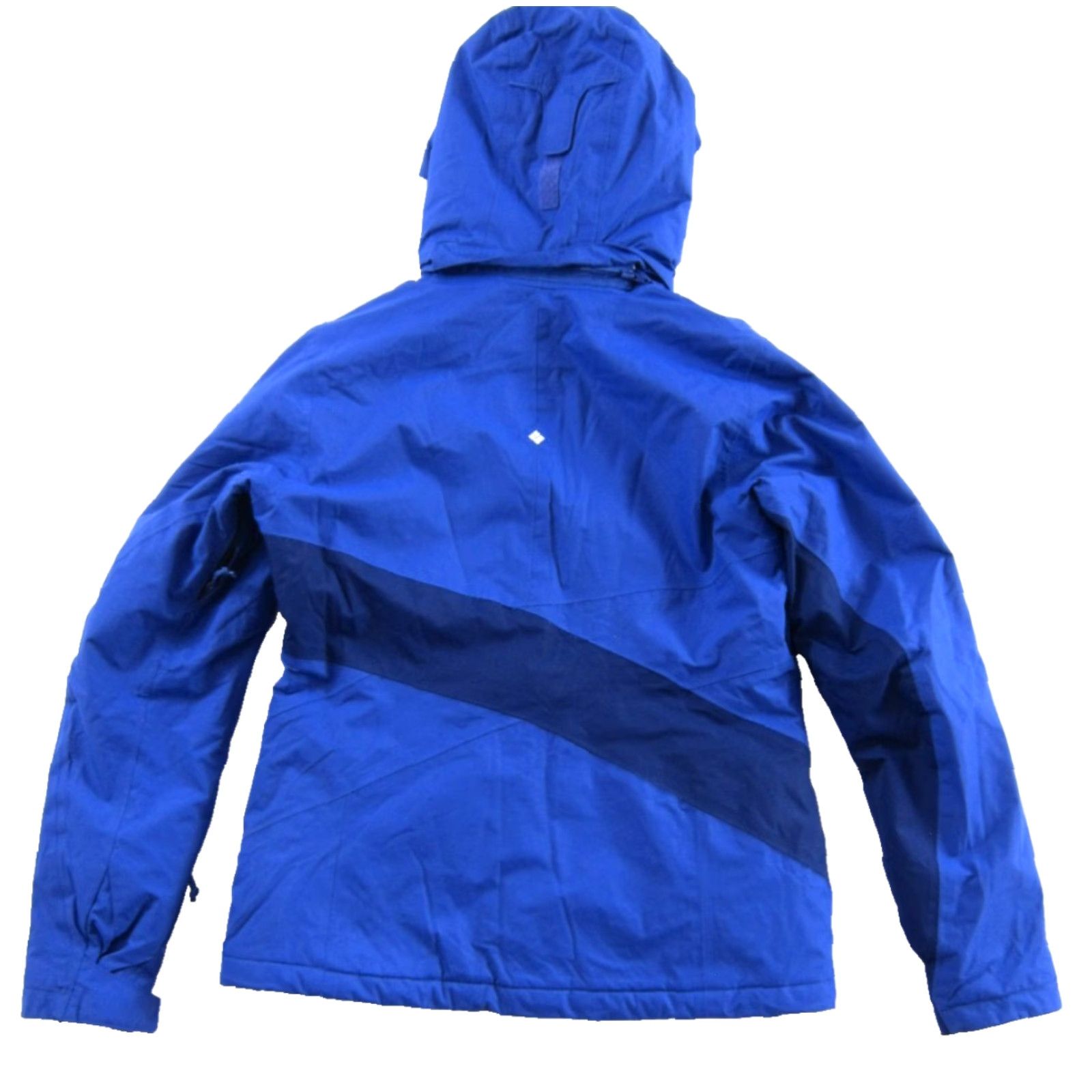Vintage Columbia Omni-Tech 100% Nylon Blue Insulated Hooded Ski Jacket Women M Size M / US 6-8 / IT 42-44 - 2 Thumbnail