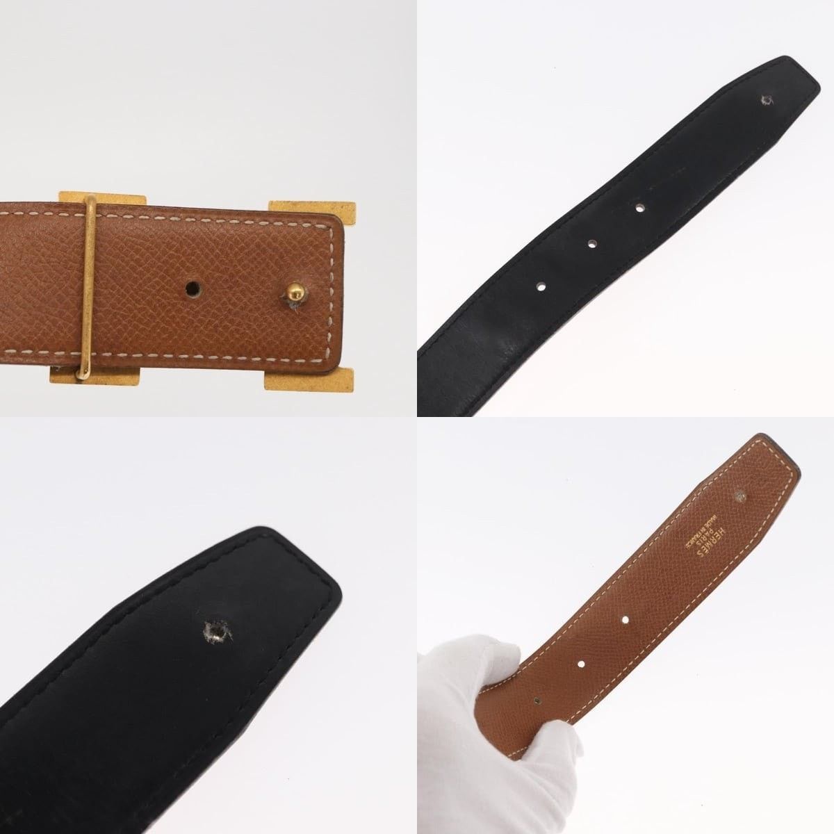 Hermes Hermes H Constance Reversible Belt Leather Size ONE SIZE - 4 Thumbnail
