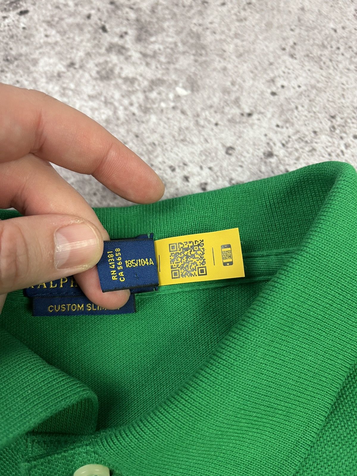 Polo Ralph Lauren Big Pony Green Polo Shirt XL Custom Slim Fit Number 3 Rugby Size US XL / EU 56 / 4 - 8 Thumbnail