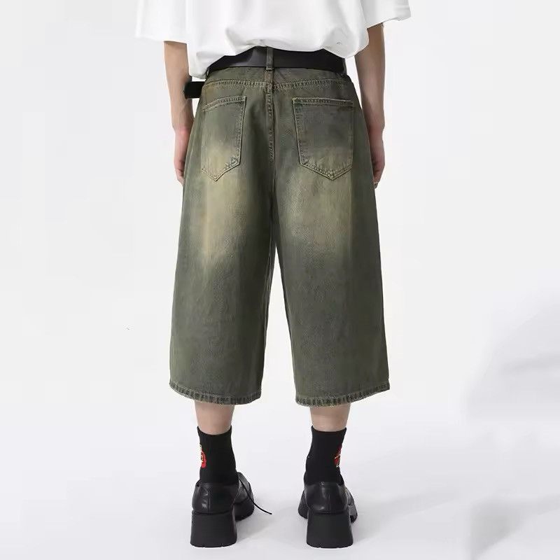 Japanese Brand × Jean Straight Calf-Length Pant Size US 27 - 2 Thumbnail