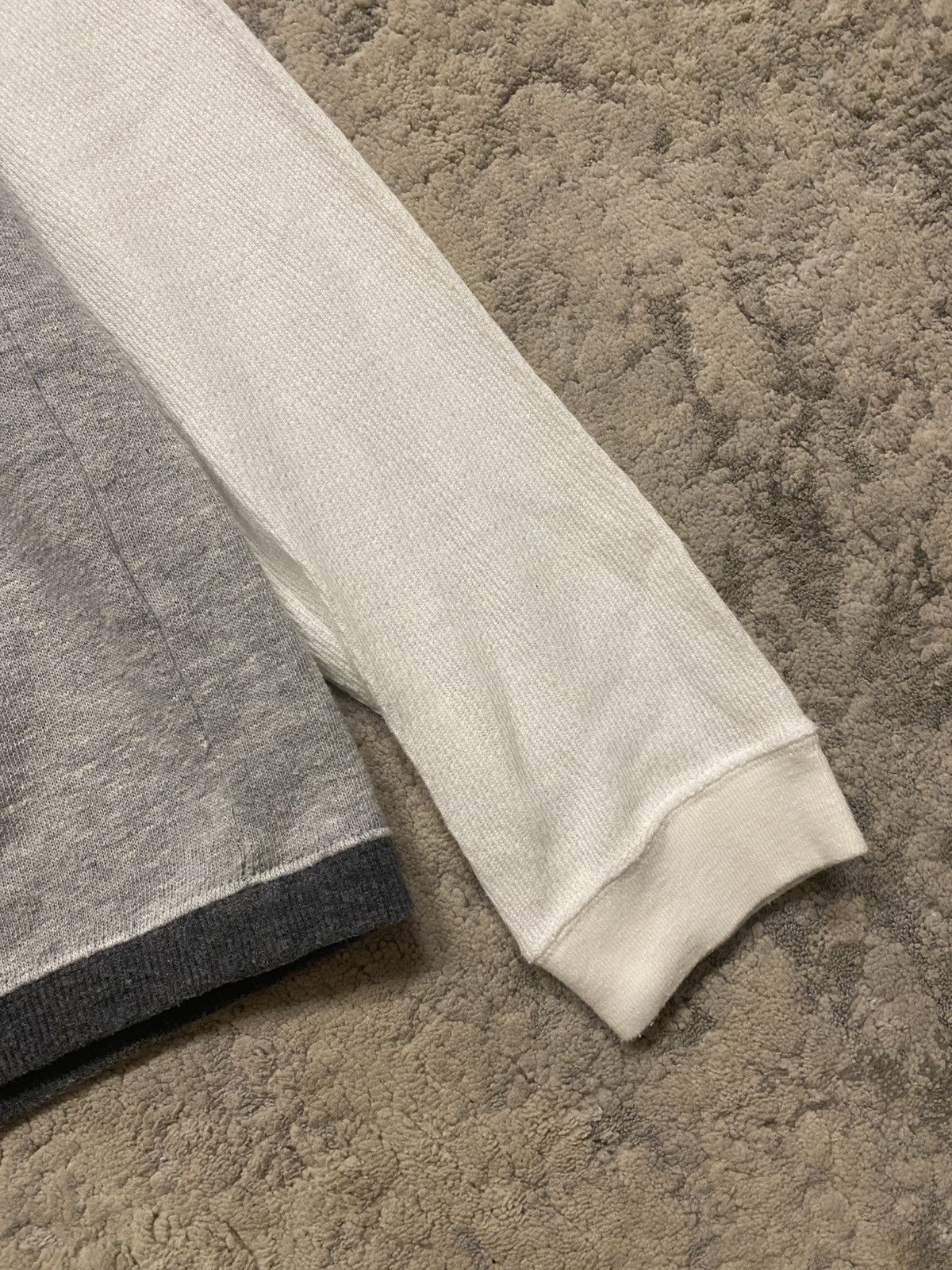 URBAN RESEARCH DOORS Urban Research - Layered Thermal Longsleeve Henley T Shirt Size US M / EU 48-50 / 2 - 4 Thumbnail