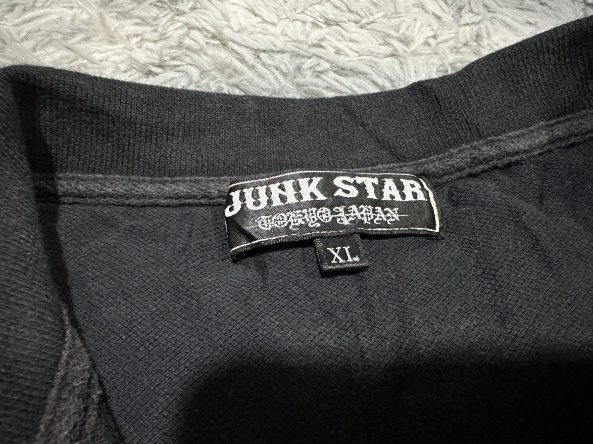 Japanese Brand 🔥Y2K Junk Star Tokyo Black Panther Embroidered Polo Shirt Size US M / EU 48-50 / 2 - 9 Thumbnail