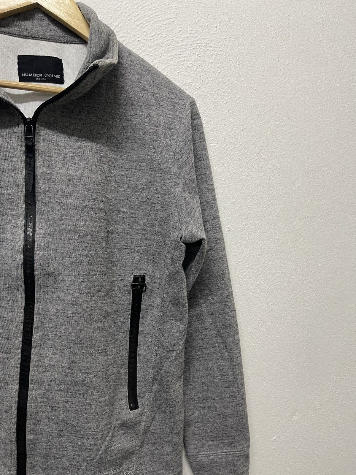 Number (N)ine 2000s NUMBER (N)INE ZIPPER PLAIN SWEATER Size US S / EU 44-46 / 1 - 4 Thumbnail