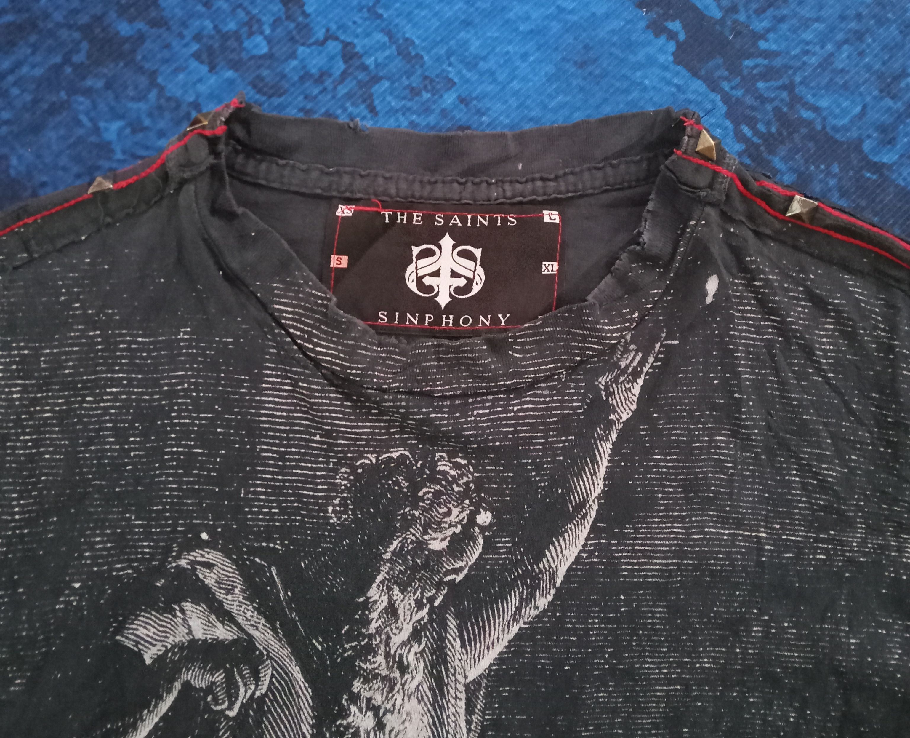 Japanese Brand The Saints Sinphony Rare Design T Shirt Size US S / EU 44-46 / 1 - 2 Thumbnail