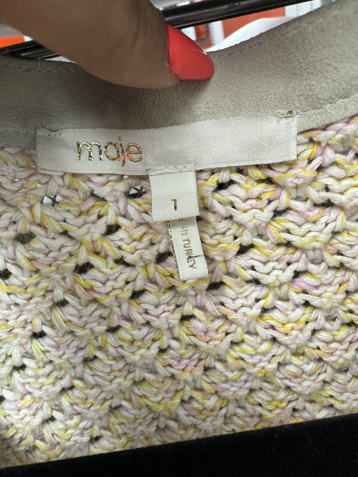 Maje Maje Zip Up Sweater Size 1 Size XS / US 0-2 / IT 36-38 - 4 Thumbnail
