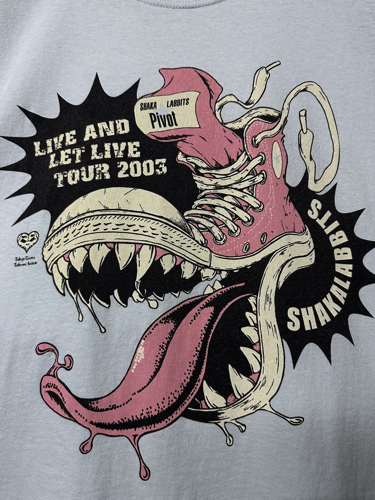Band Tees × Vintage Vintage Shaka Labbits Rock Band Japan Tee Size US L / EU 52-54 / 3 - 2 Thumbnail