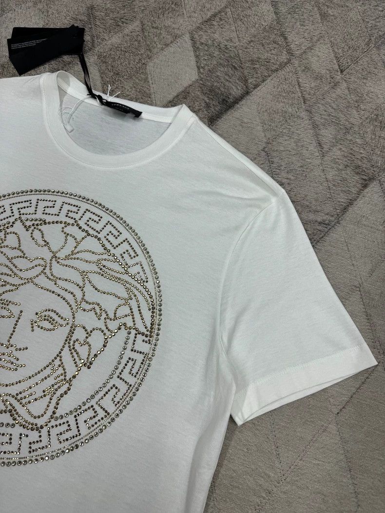 Versace Versace Full diamond Medusa T-shirt Size US M / EU 48-50 / 2 - 3 Thumbnail