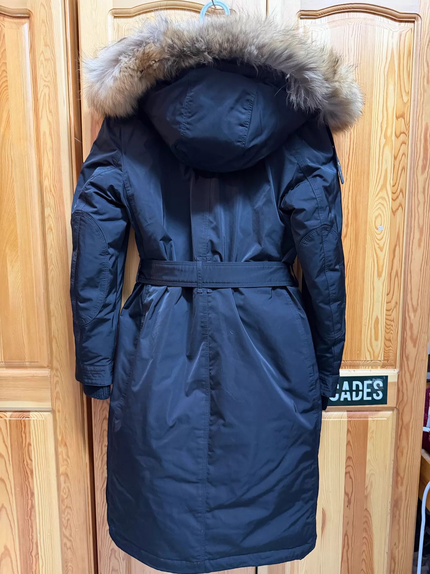 Burberry Burberry 8 Mid Hooded Down Jacket Gray Fur Belt Size M / US 6-8 / IT 42-44 - 6 Thumbnail