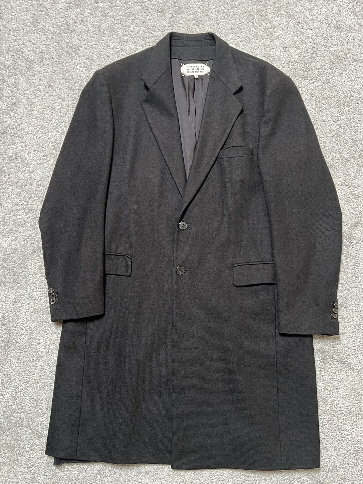 Maison Margiela Vintage Maison Margiela Black Wool Coat Size L Size US L / EU 52-54 / 3 - 2 Thumbnail