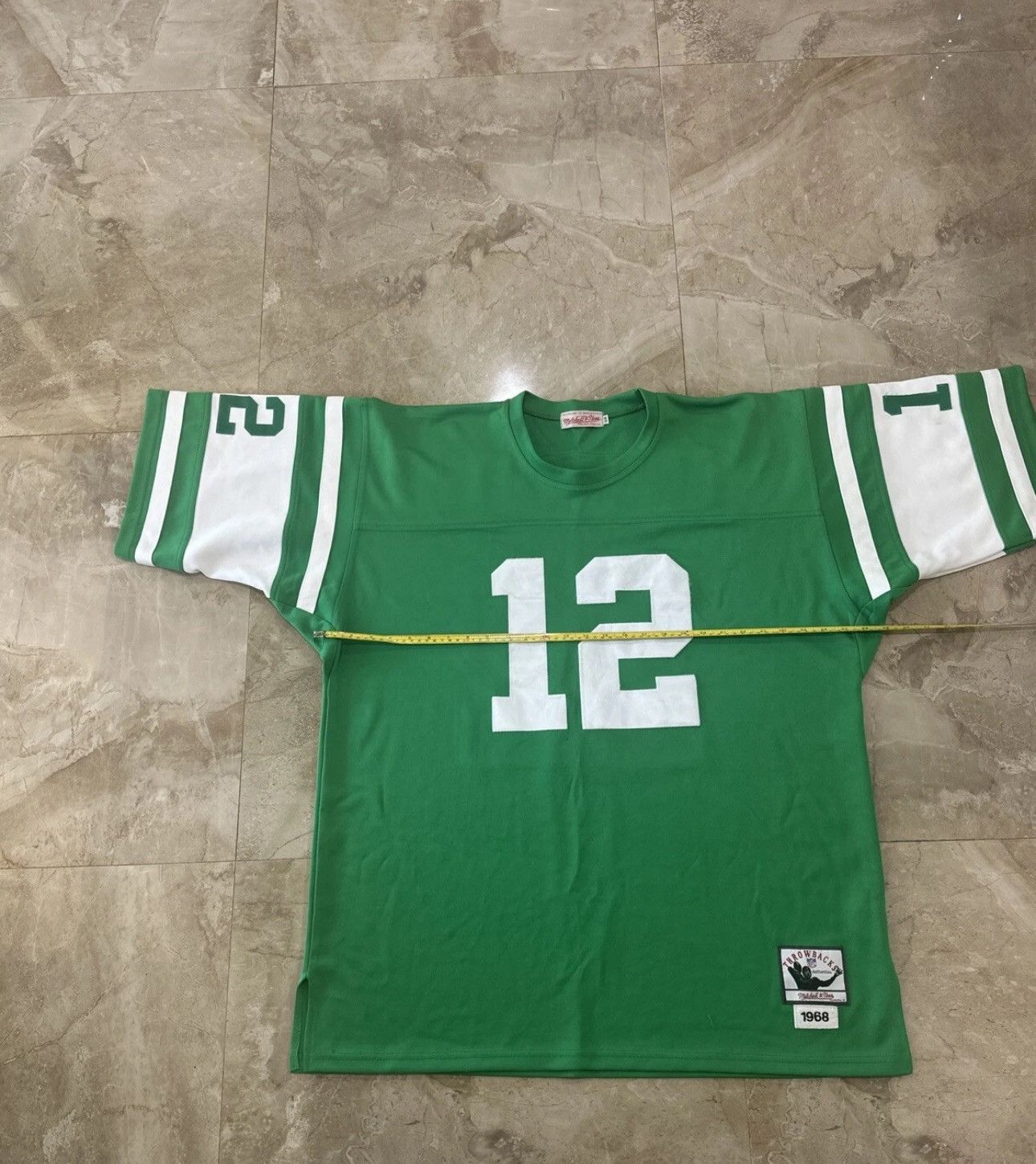 Mitchell & Ness × NFL Vintage Mitchell & Ness 1968 New York Jets Joe Namath 12 Size US XXL / EU 58 / 5 - 11 Thumbnail