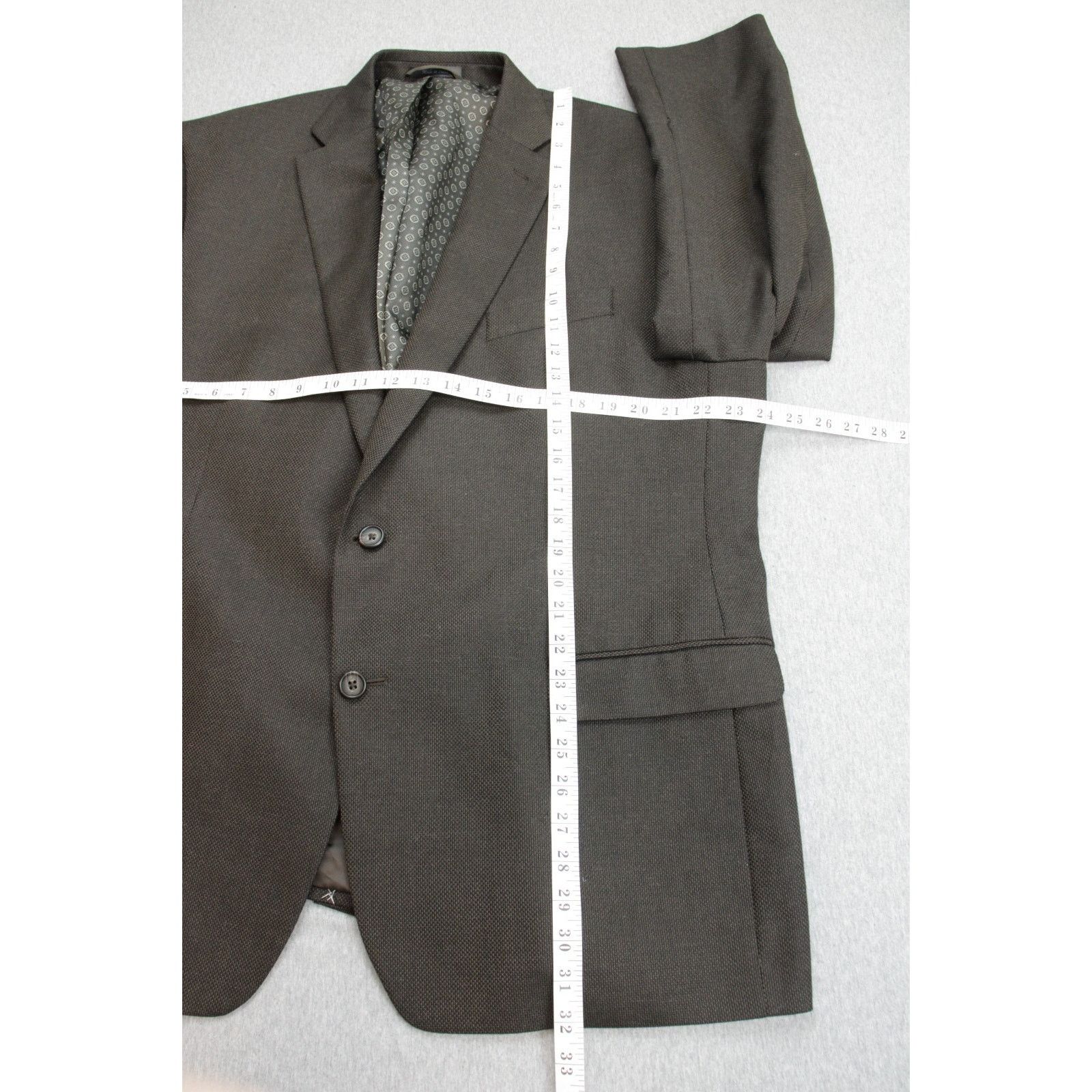 Lauren Ralph Lauren Lauren Ralph Lauren Blazer Mens 48R Brown 2 Buttons Size 48R - 9 Thumbnail