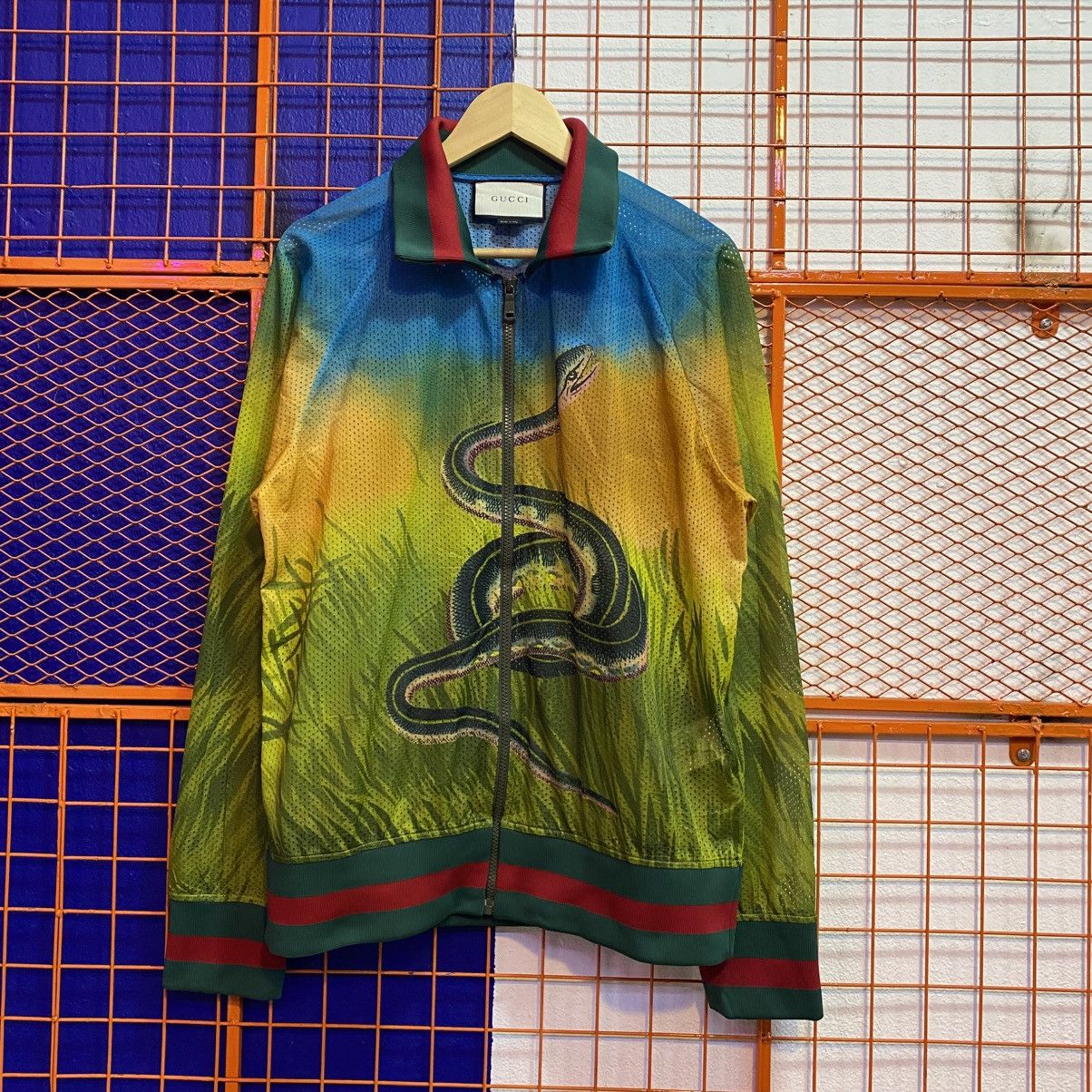 Gucci Gucci Snake Print Mesh Jacket❗️ Size US M / EU 48-50 / 2 - 1 Thumbnail