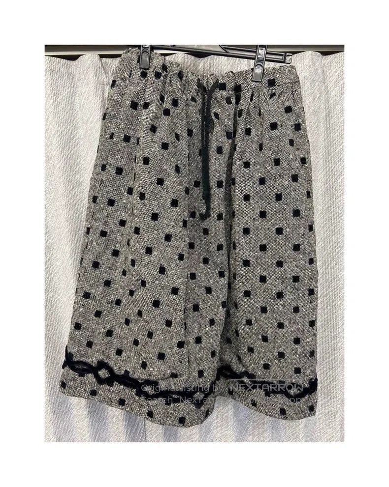 Comme des Garcons Comme Des Garcons size S Tweed square half skirt Size 23" - 1 Thumbnail