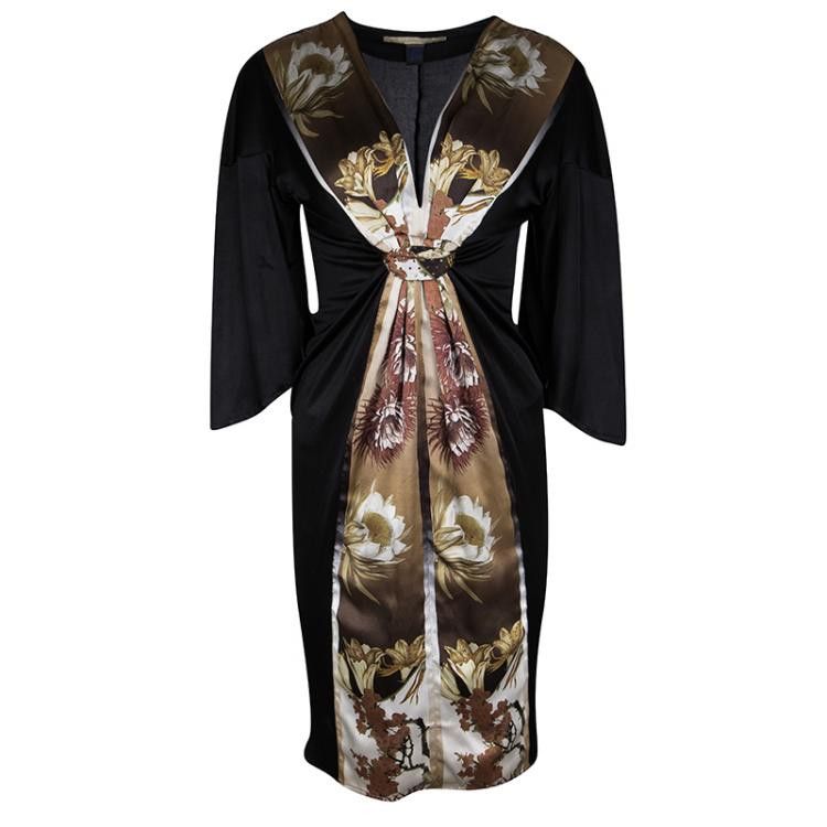 Roberto Cavalli Class by Roberto Cavalli Twist Front Detail Dress 44 IT Size L / US 10 / IT 46 - 1 Thumbnail