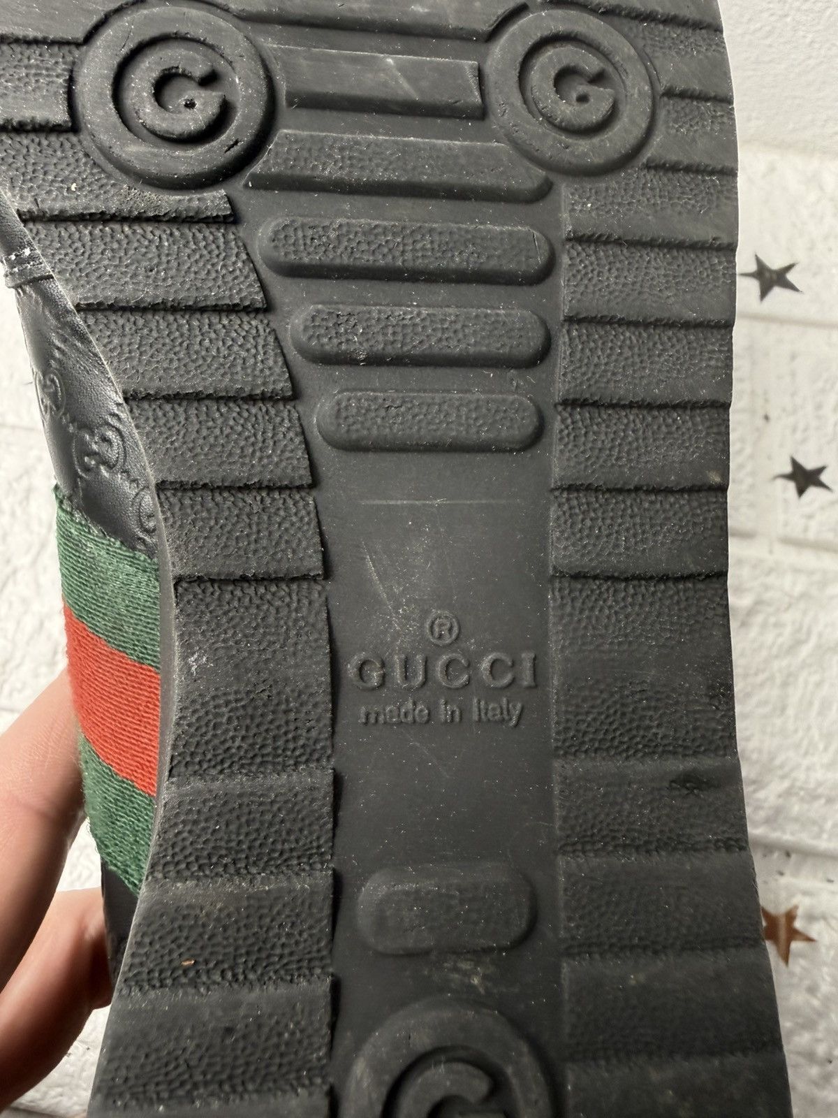 Gucci Gucci embossed Micro Guccissima 233334 Web US9 UK8.5 EUR42 Size US 9 / EU 42 - 12 Thumbnail