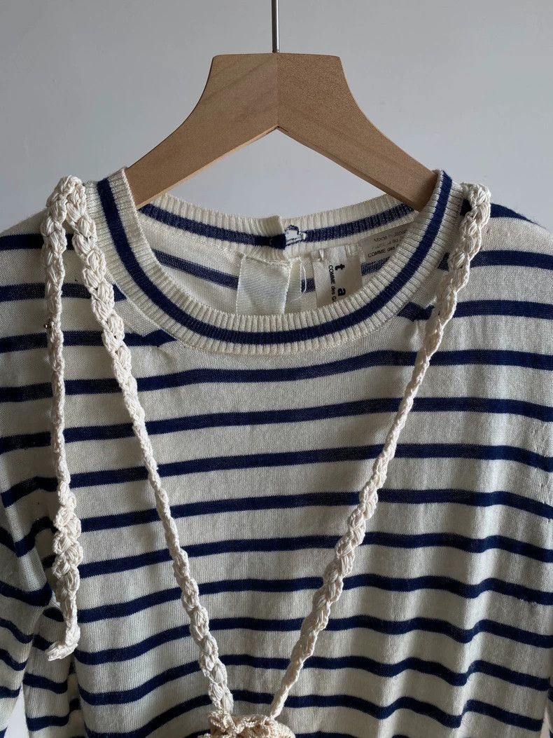 Comme des Garcons Comme Des Garcons Striped Knit Cardigan Size S / US 4 / IT 40 - 3 Thumbnail