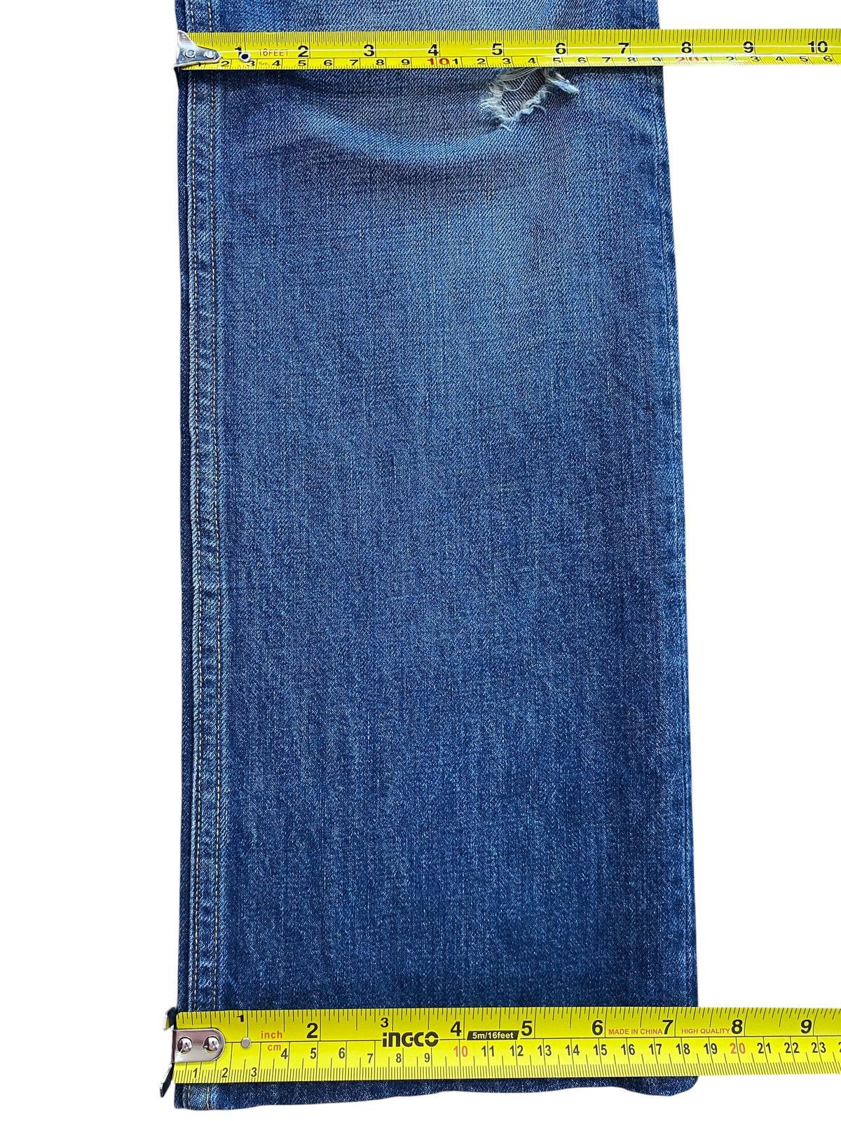 Golden Goose Golden Goose Faded Blue Wash Whiskered Straight Leg Jeans Size US 32 / EU 48 - 9 Thumbnail