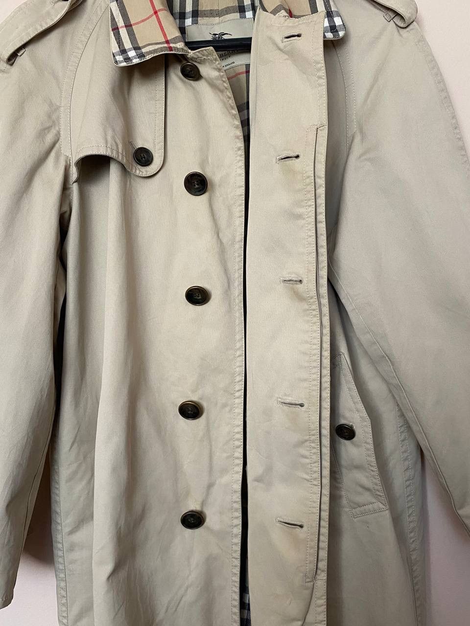 Burberry Burberry London Nova Check Trench Coat Beige Size US M / EU 48-50 / 2 - 16 Thumbnail