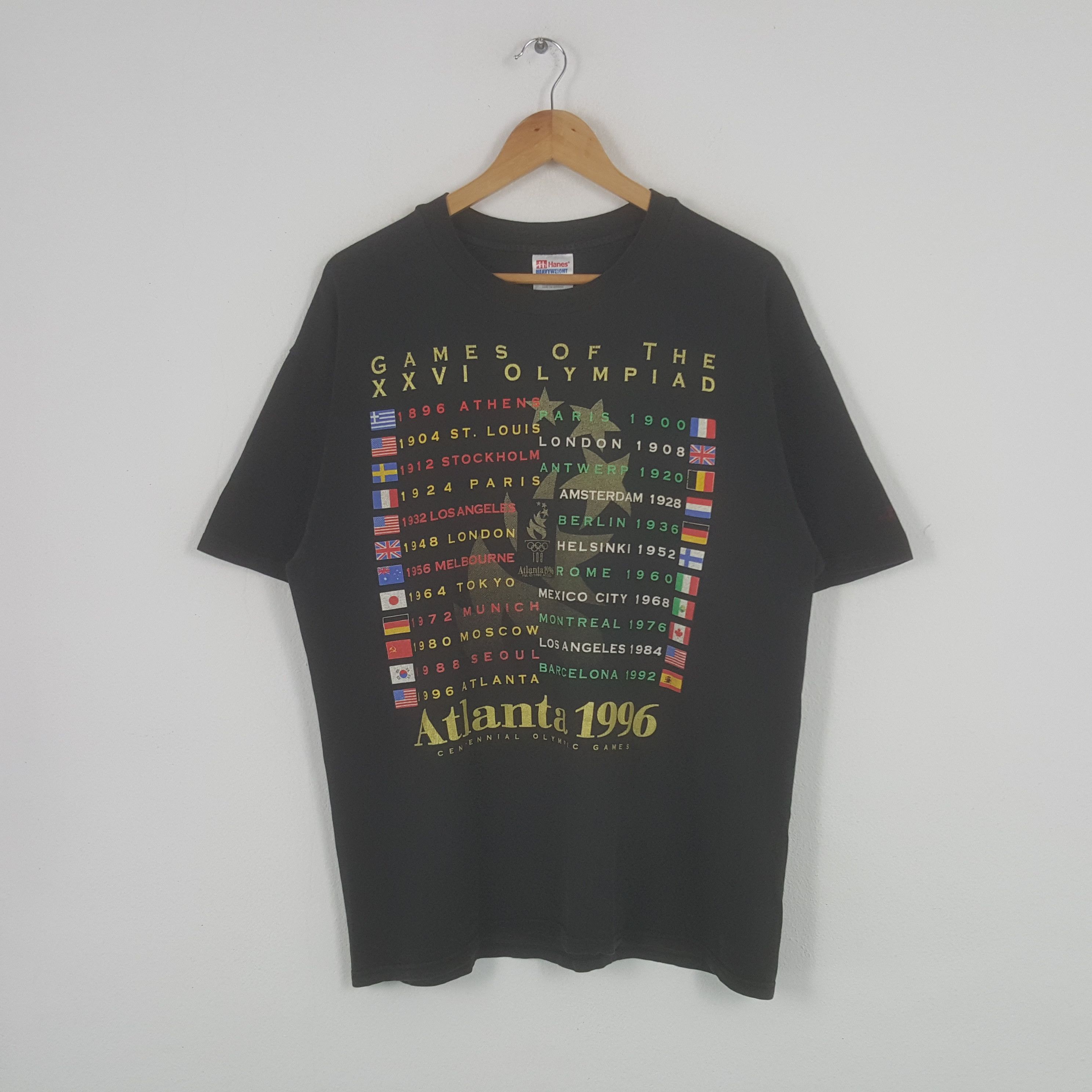 Vintage 90's Olympic Atlanta 1996 Sport Style Tshirt
