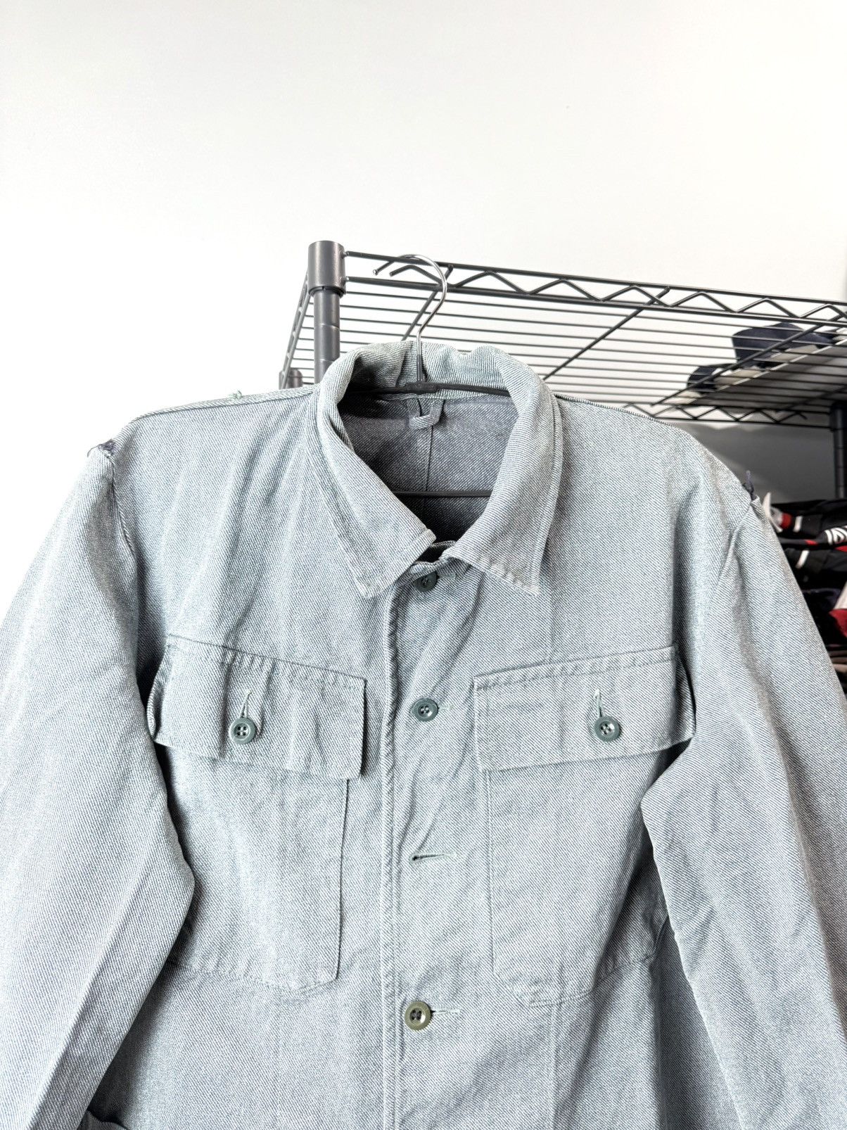 Le Laboureur Very Rare! Vintage France Work Jacket Military Size US M / EU 48-50 / 2 - 2 Thumbnail