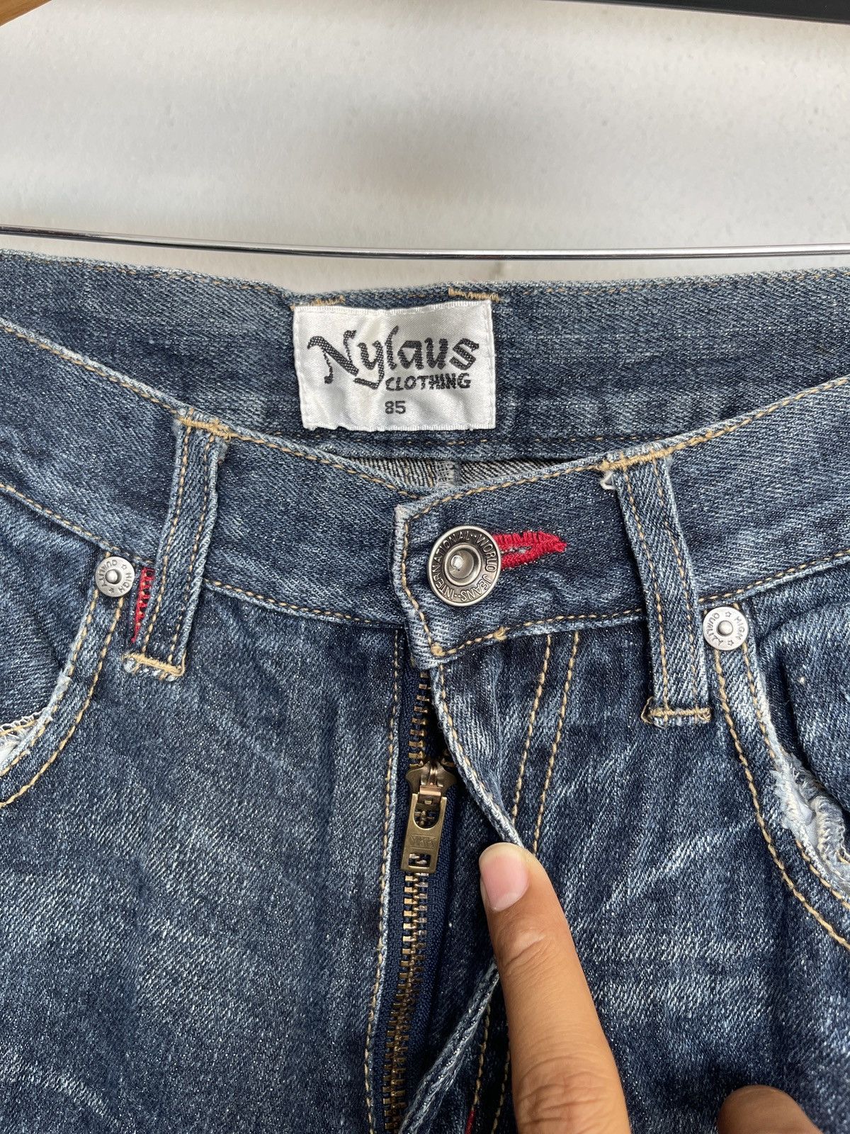 Japanese Brand Nylaus Jeans Nice Design Size US 32 / EU 48 - 3 Thumbnail
