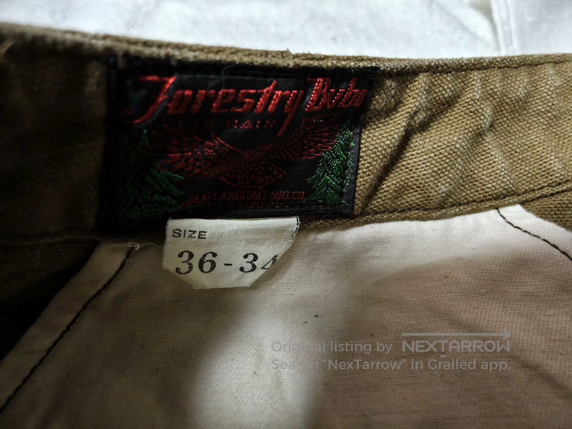 Freewheelers FREEWHEELERS TIMBER CRUISER Cargo Pants. Size US 36 / EU 52 - 2 Thumbnail
