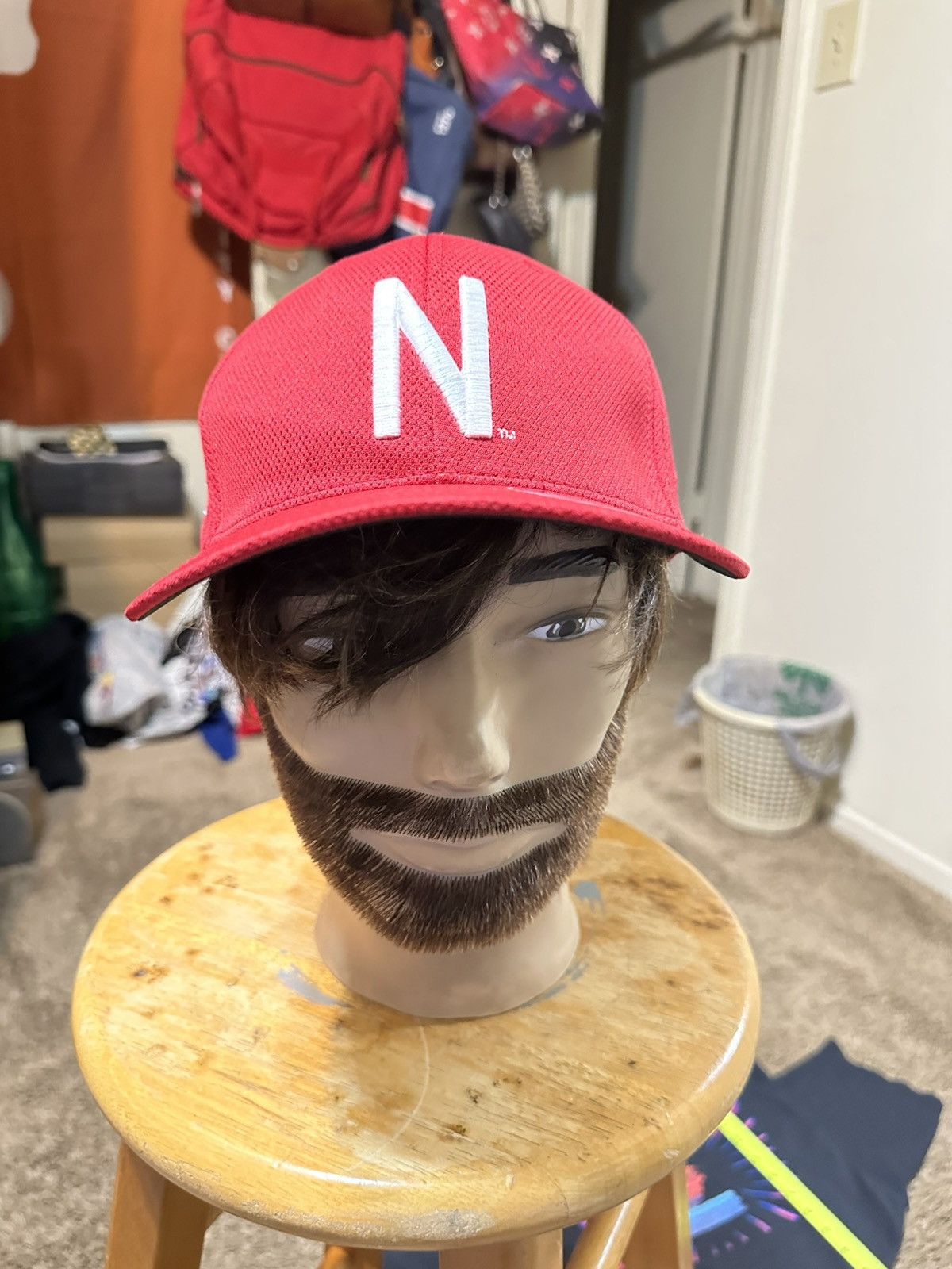 NCAA Vintage NCAA Nebraska Cornhuskers “triple red” hat 00s Size ONE SIZE - 1 Thumbnail