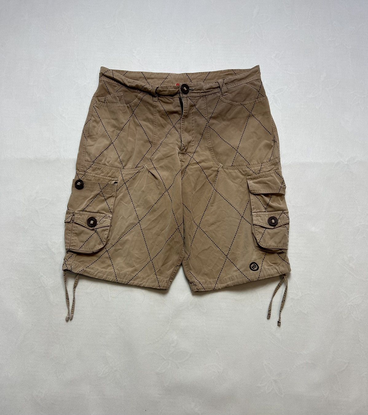 Vintage Cargo Shorts Animal drip Y2k Size US 34 / EU 50 - 1 Thumbnail