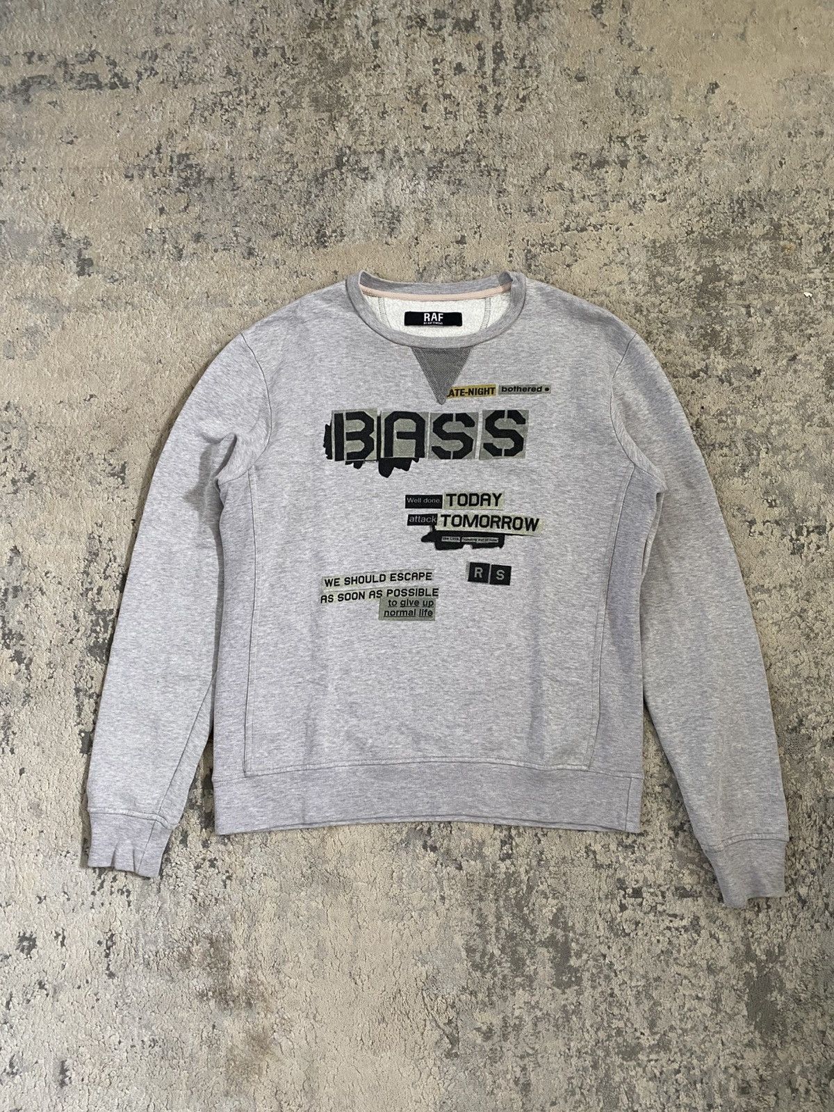 Raf Simons Raf by Raf Simons BASS Graphic Sweatshirt Size US M / EU 48-50 / 2 - 1 Thumbnail