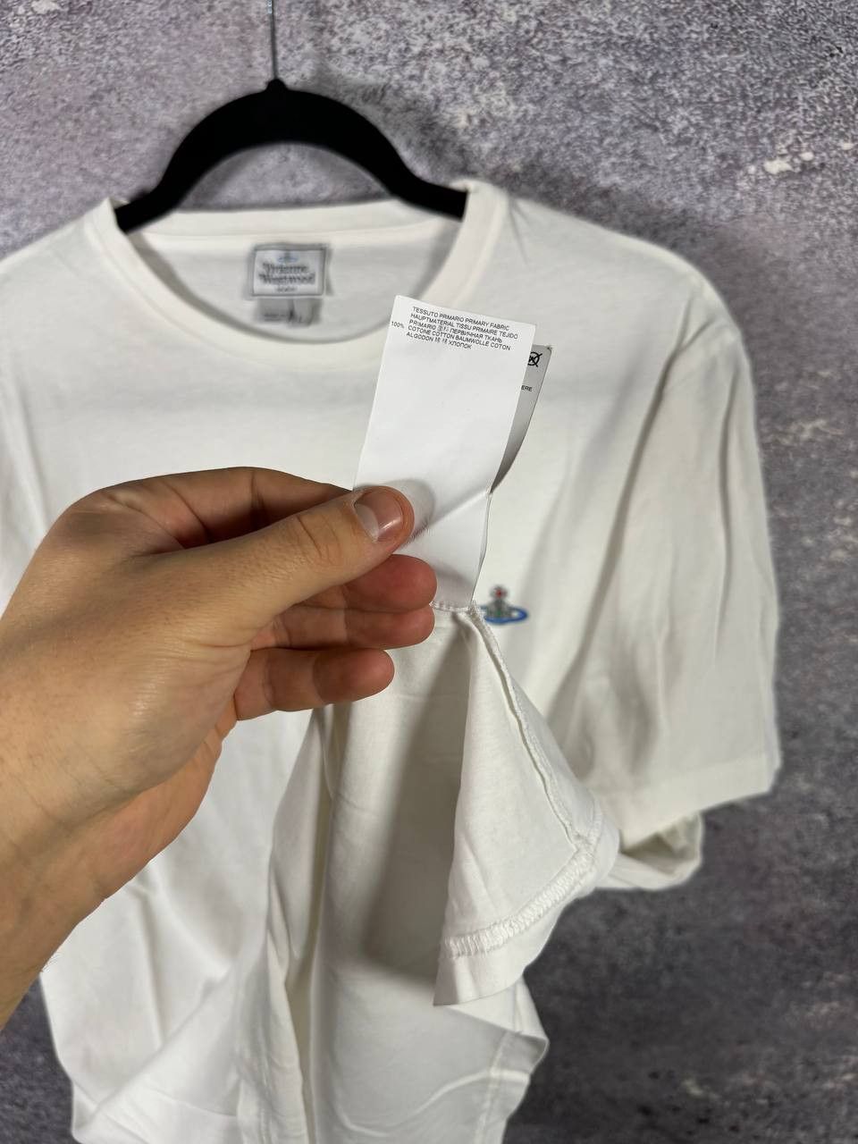 Vivienne Westwood Vivienne Westwood Orbital Embroidered White Men's T-Shirt Size US L / EU 52-54 / 3 - 10 Thumbnail