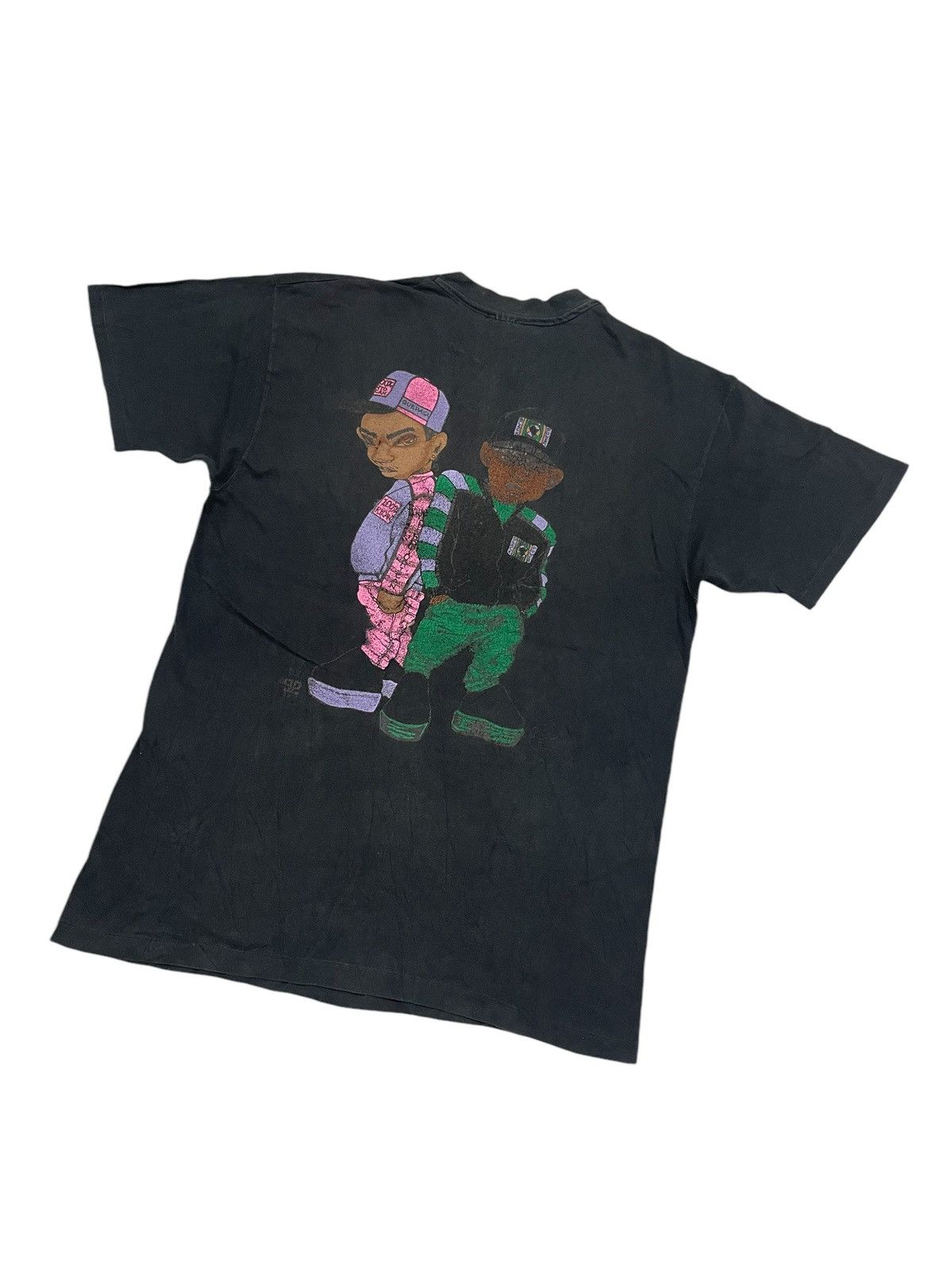 Band Tees × Rap Tees × Vintage Vintage 90s Black Staff Rap tee Hip Hop T-shirt Size US L / EU 52-54 / 3 - 10 Thumbnail