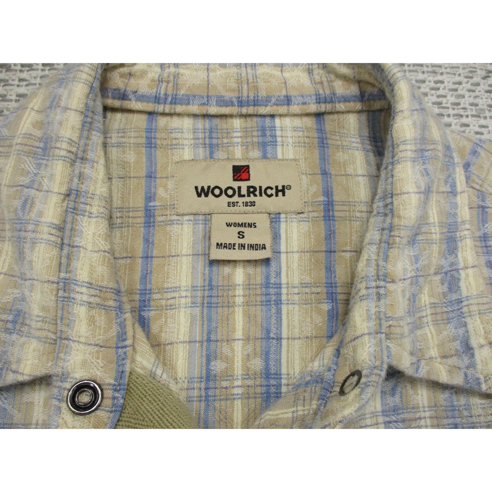 Vintage VINTAGE Woolrich Shirt Womens Small Long Sleeve Snap Front Plaid Casual Western Size S / US 4 / IT 40 - 6 Thumbnail
