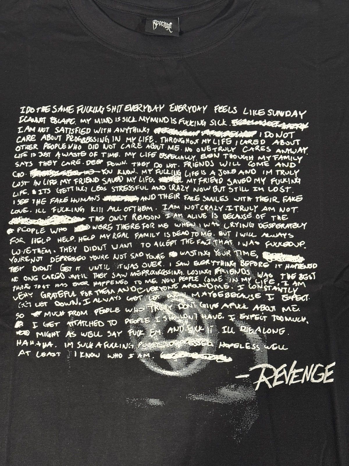 Revenge Revenge “note” Tee Size US L / EU 52-54 / 3 - 3 Thumbnail