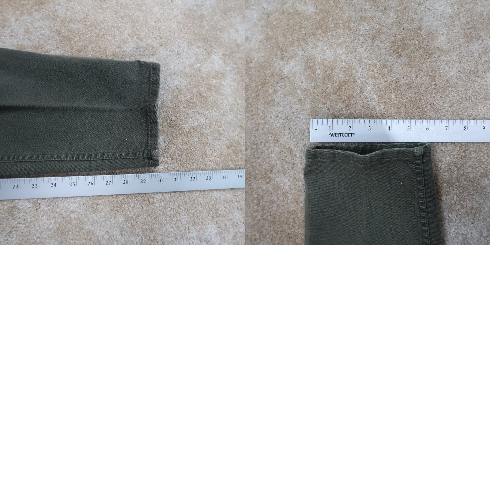 Levi's VINTAGE Levi's 550 Relaxed Tapered Jeans Women's 28 Green Denim High rise 90s American Classic Jeans Womens Size 28" / US 6 / IT 42 - 9 Thumbnail