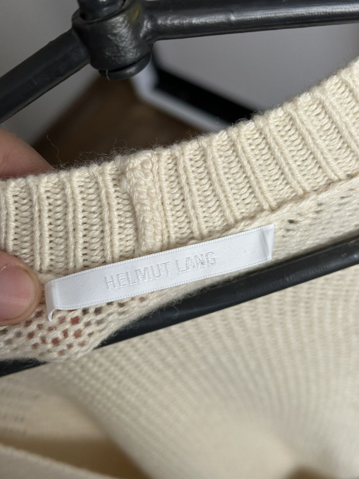 Helmut Lang Helmut Lang Distressed Knit Cardigan Size US XS / EU 42 / 0 - 8 Thumbnail