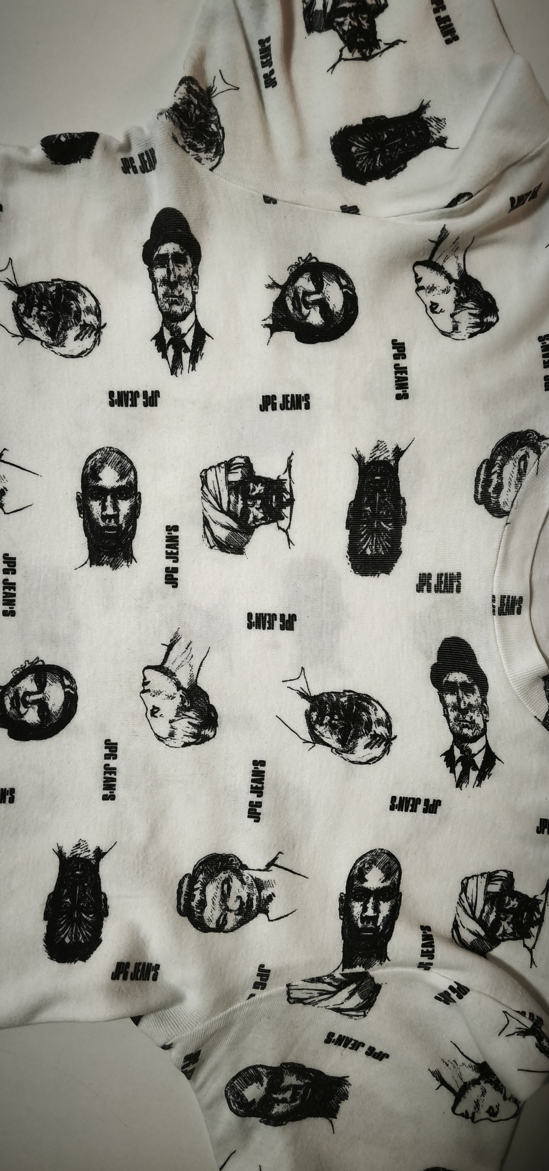 Jean Paul Gaultier 2000 - JPG-Jeans - Faces tshirt Size US L / EU 52-54 / 3 - 12 Thumbnail
