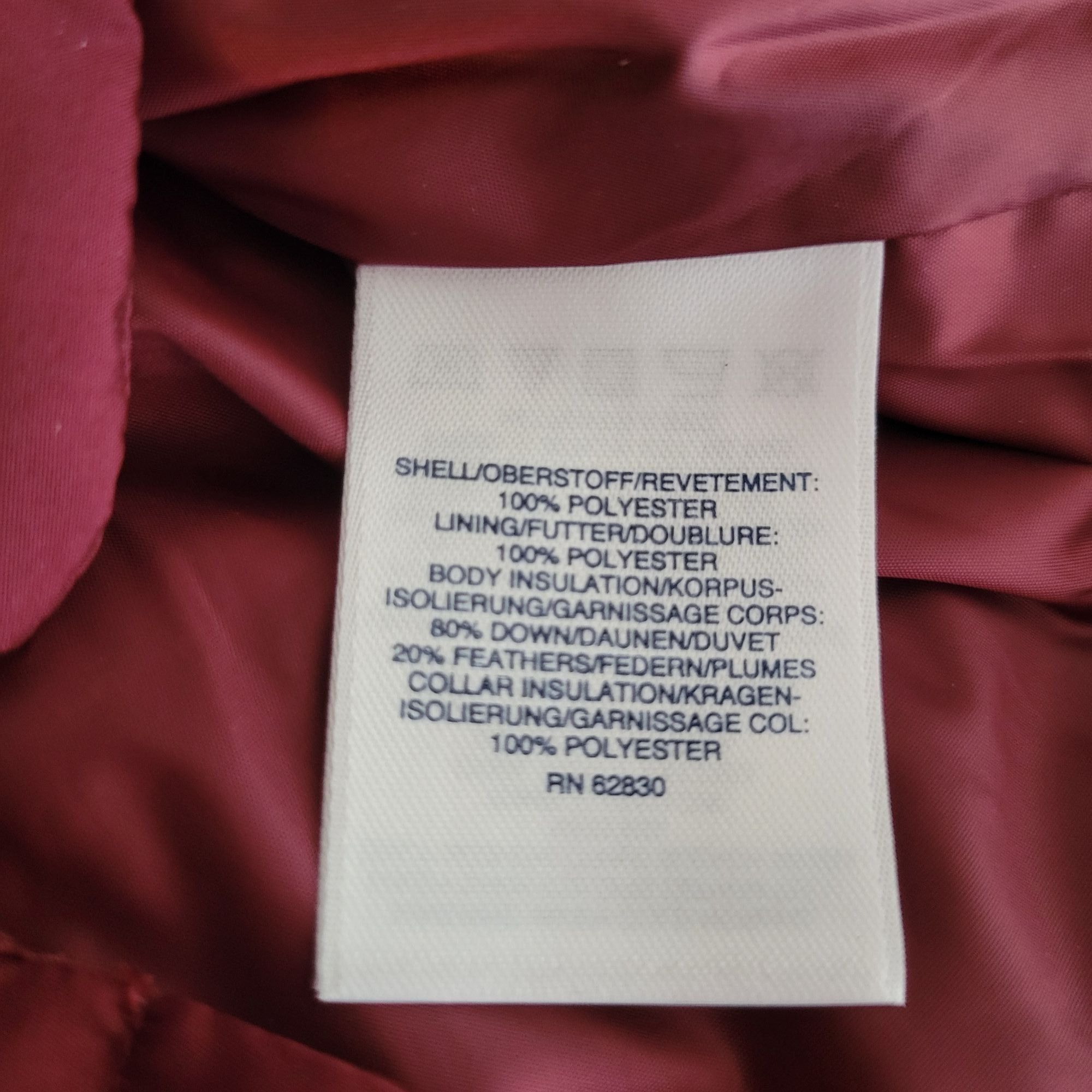 Lands' End Lands End Rich Burgundy Quilted Puffer Vest M 10-12 600 Fill Size M / US 6-8 / IT 42-44 - 7 Thumbnail